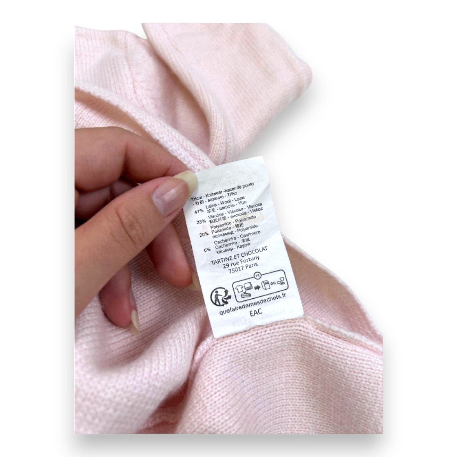 Pink Baby Dress - 6 months TARTINE ET CHOCOLAT - seconde-main Pink