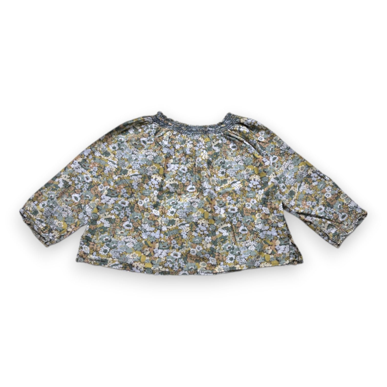 Green child's blouse - 4 years BONPOINT - Seconde Main Green