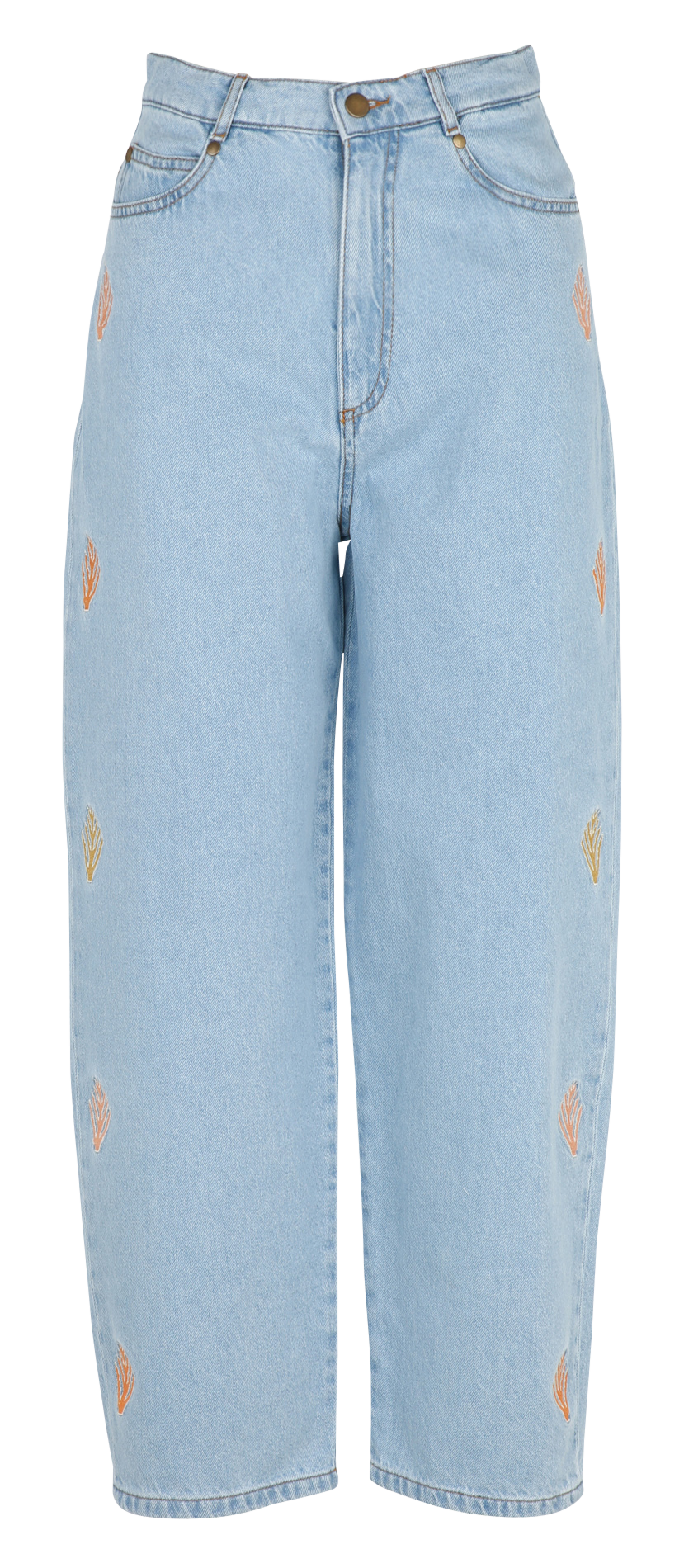 Jean large taille haute TINSELS Bleu