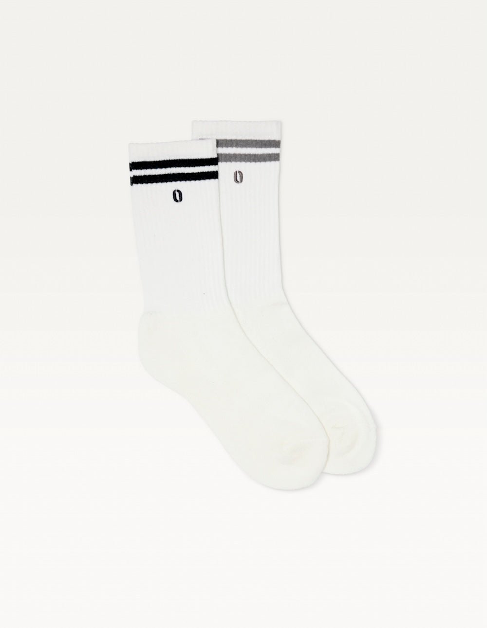 Pack of 2 socks ODAJE EX. M.MOUSTACHE White