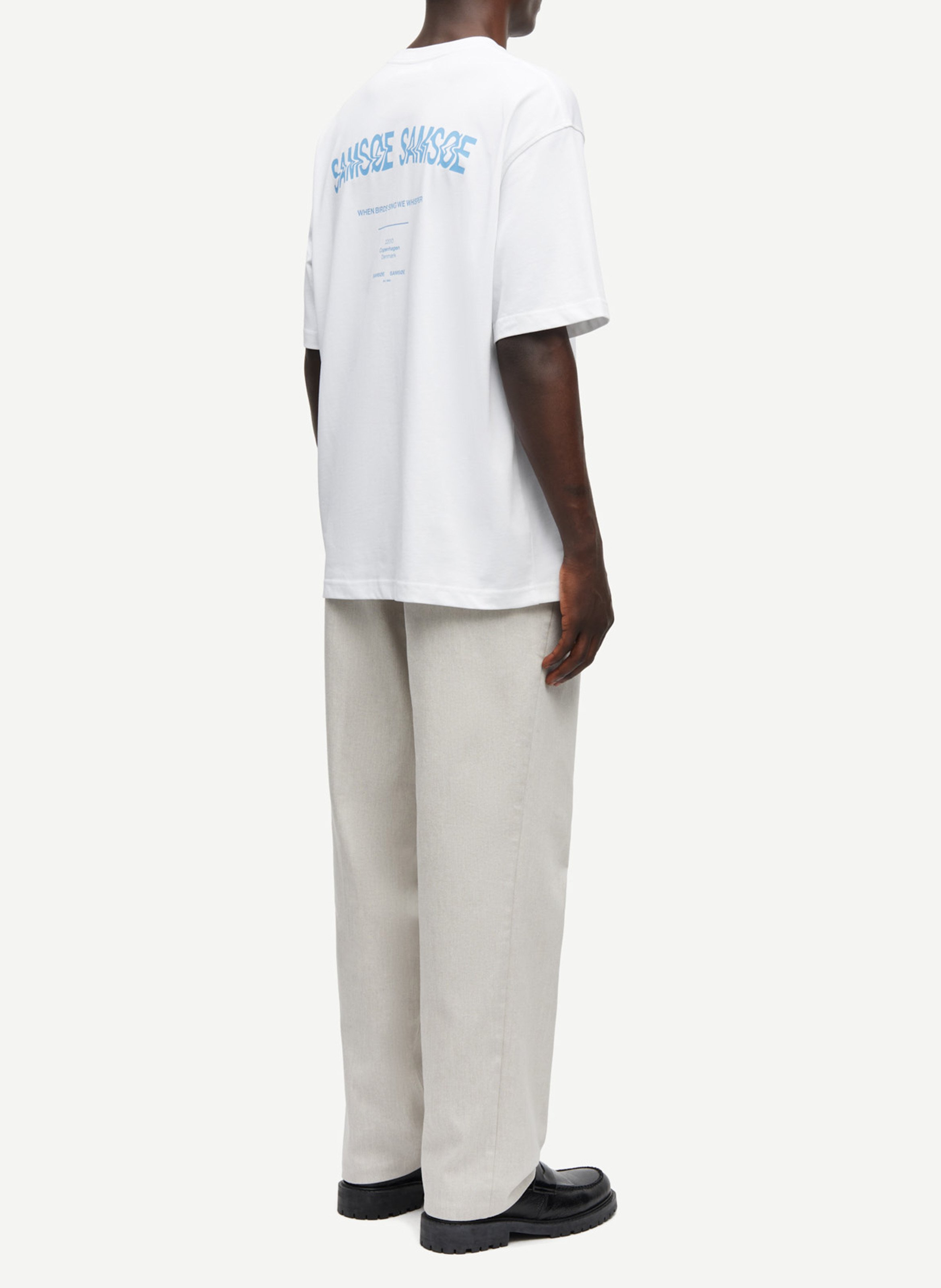 Tee-shirt droit en coton bio  SAMSOE SAMSOE Multicolore