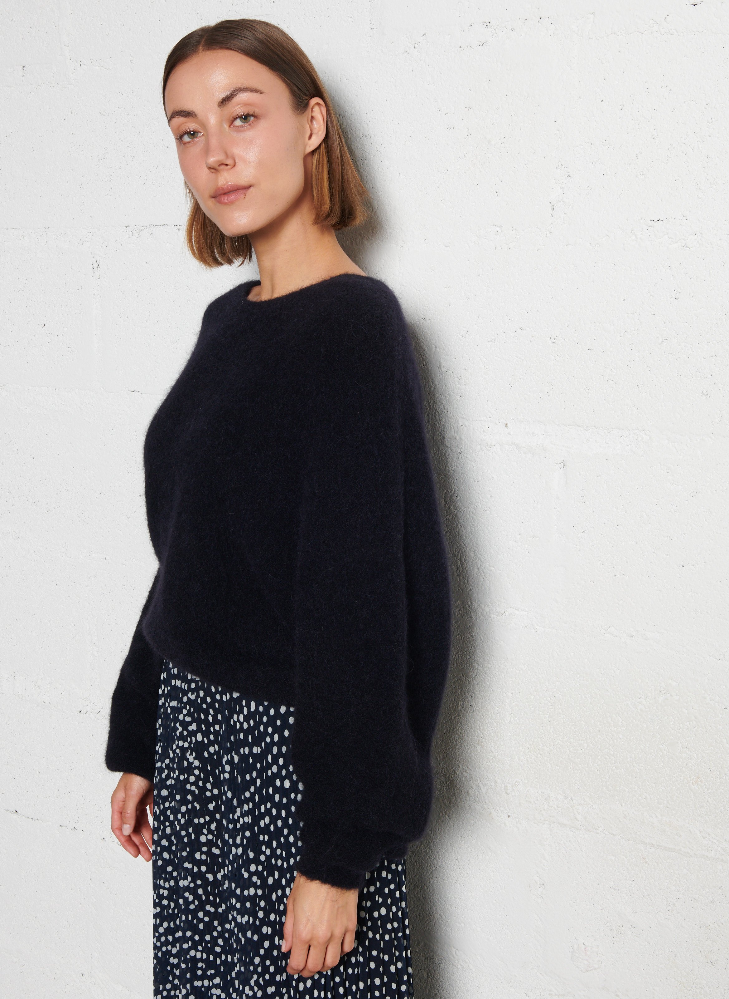 Loose-fit wool-blend sweater IKKS Black