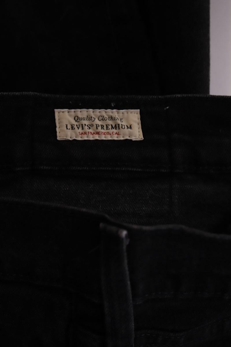 Cotton skinny jeans LEVI'S - Seconde main Black