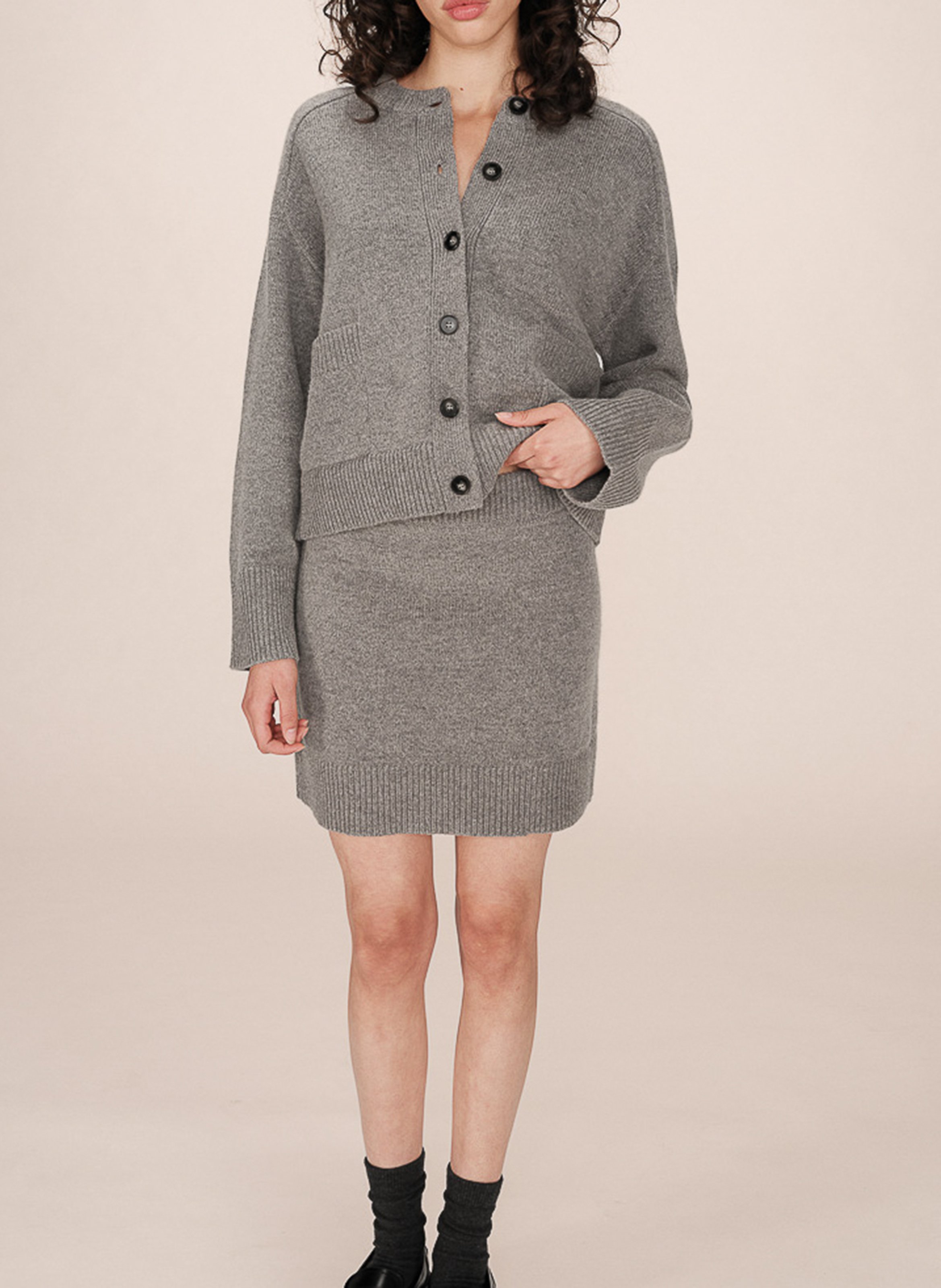 Clara short skirt GRACE ET MILA Silver