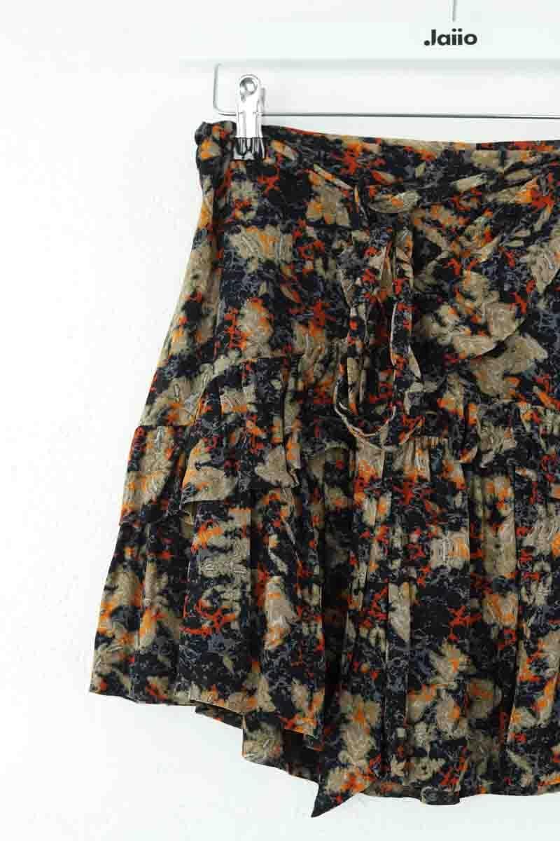 Khaki mini skirt IRO - Seconde Main Khaki