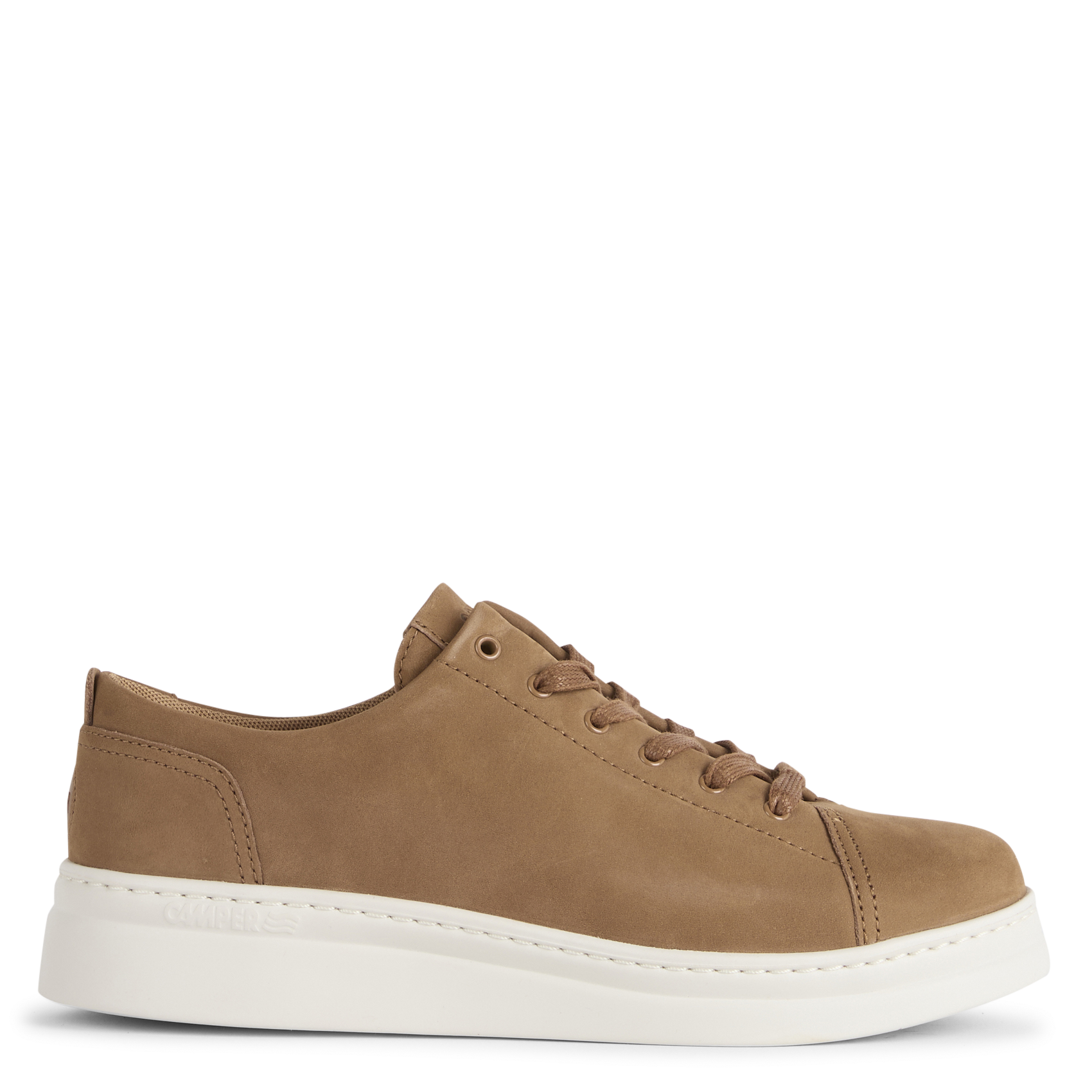 Baskets basses en cuir  CAMPER Marron