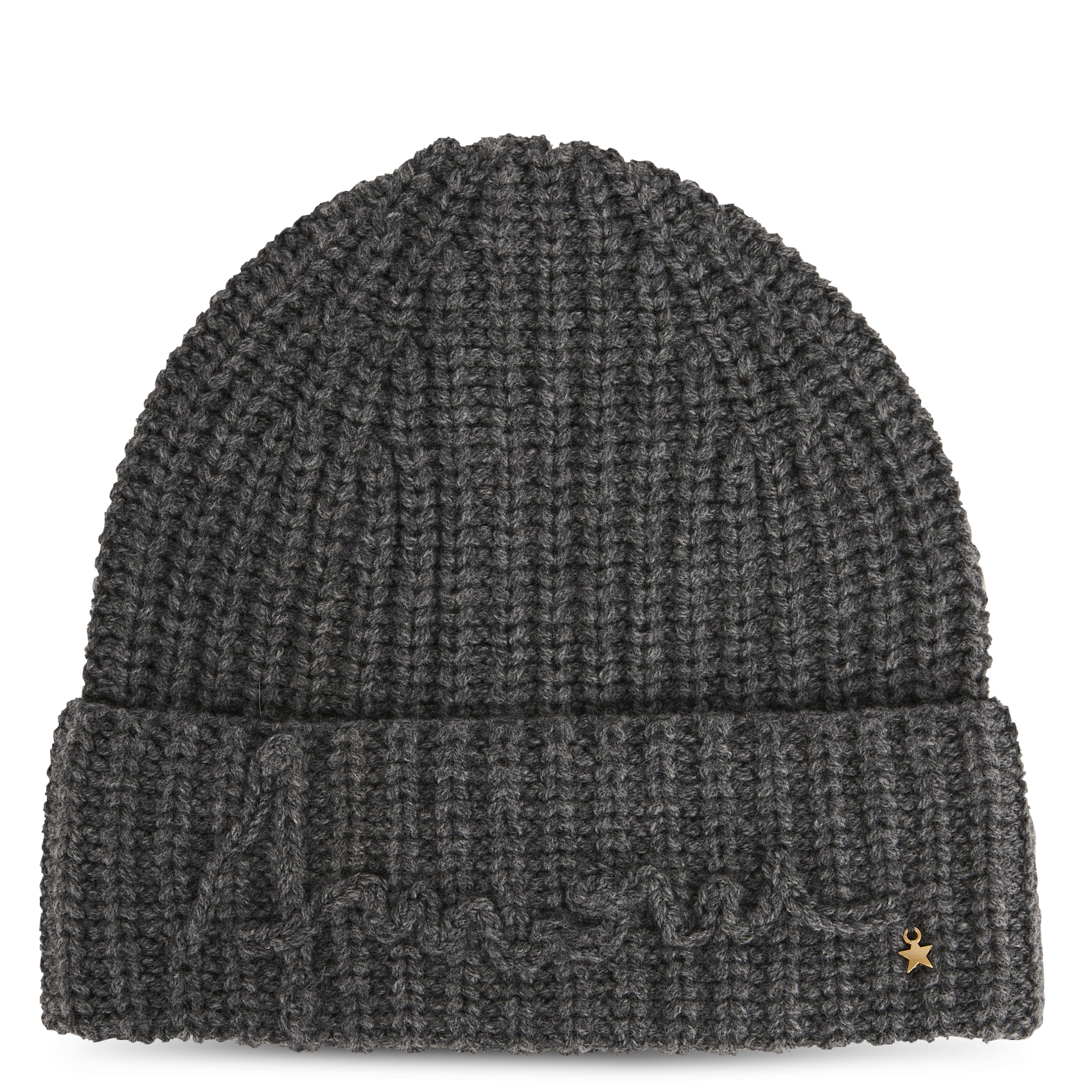 Bonnet en laine mélangée DES PETITS HAUTS Gris