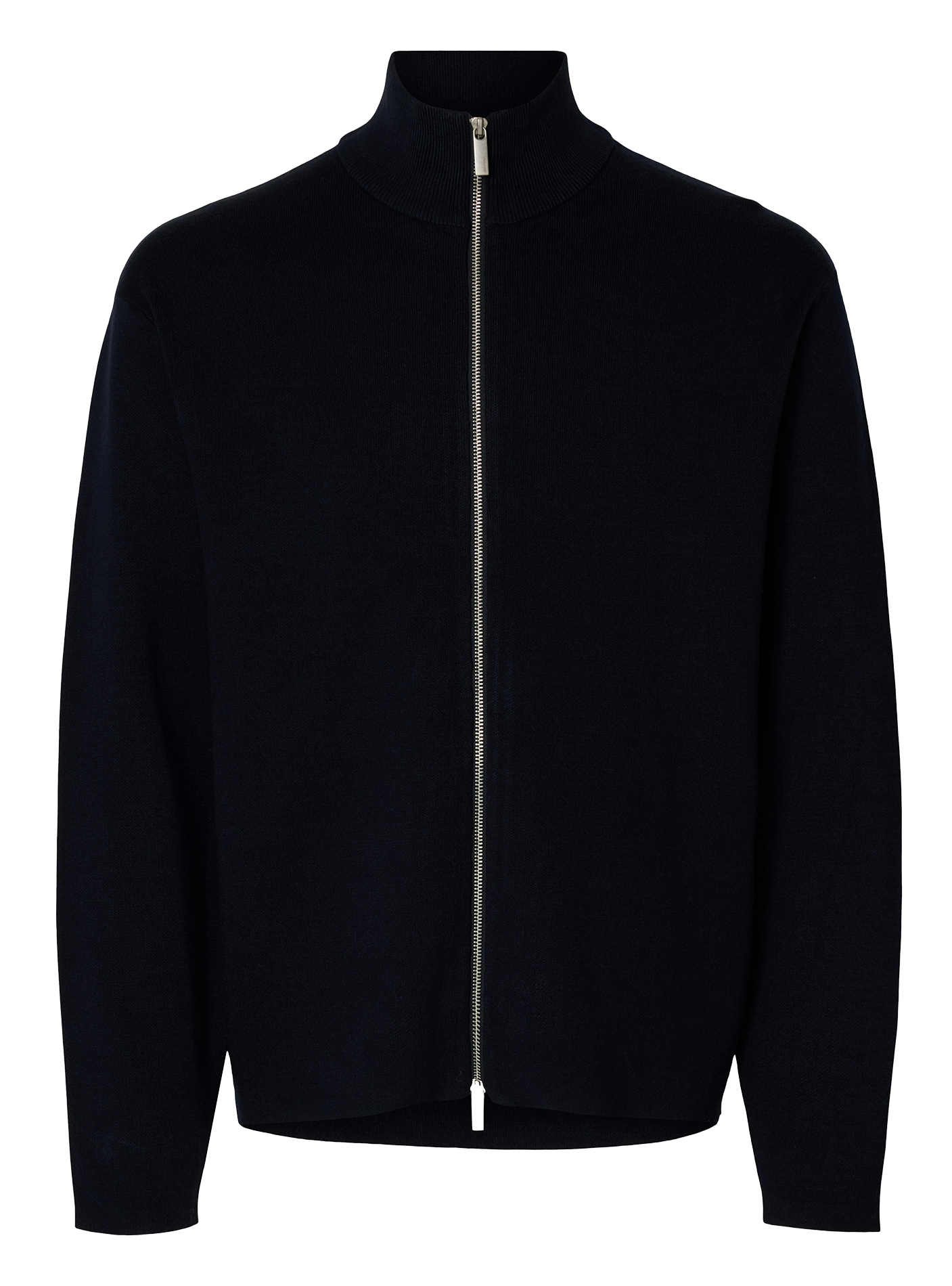 Gilet droit col montant  SELECTED Bleu