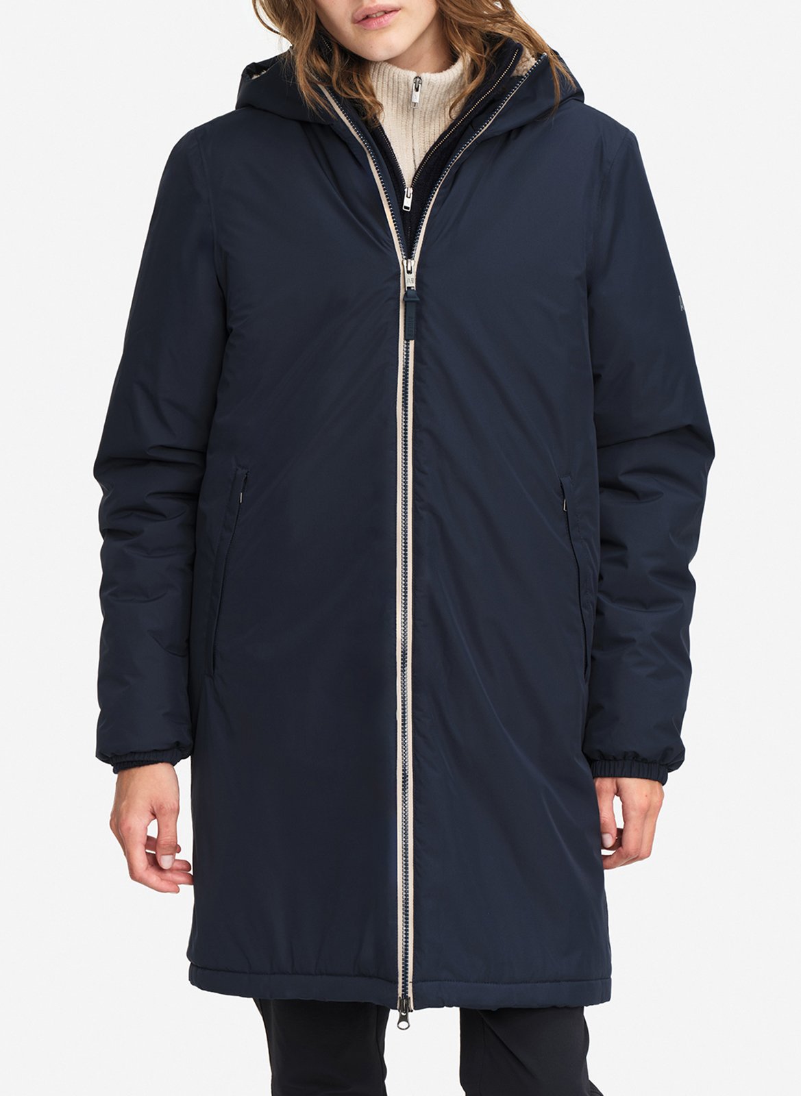 Blouson jacket with hood AIGLE Blue