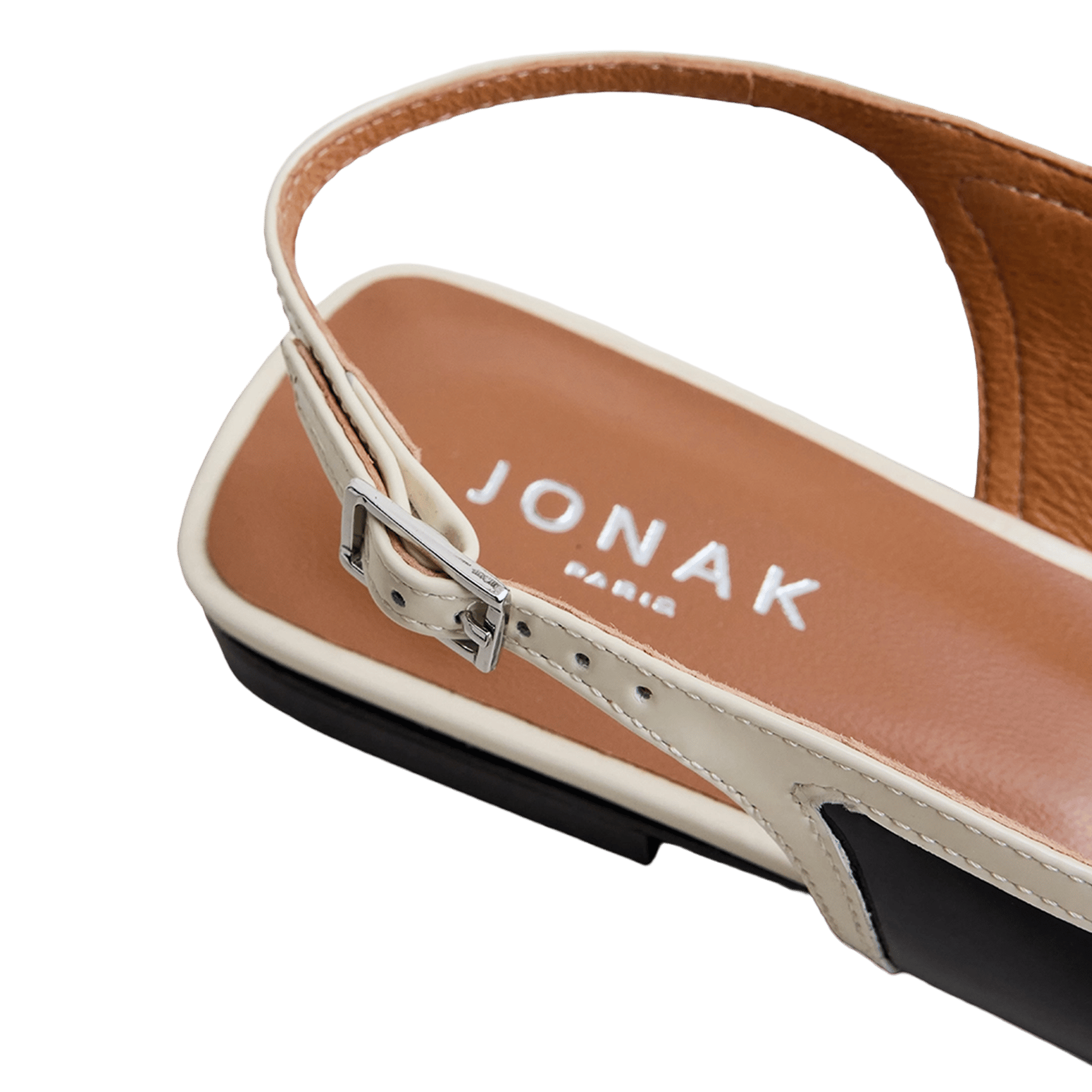 Ballerine in pelle JONAK Nero