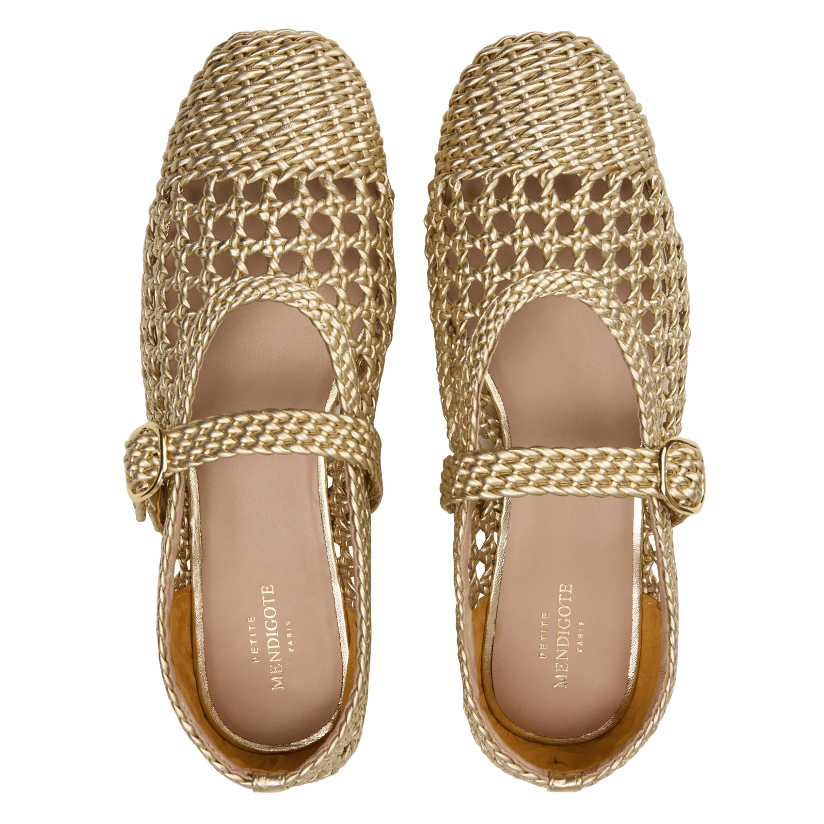 Ballerina's PETITE MENDIGOTE Goudkleurig