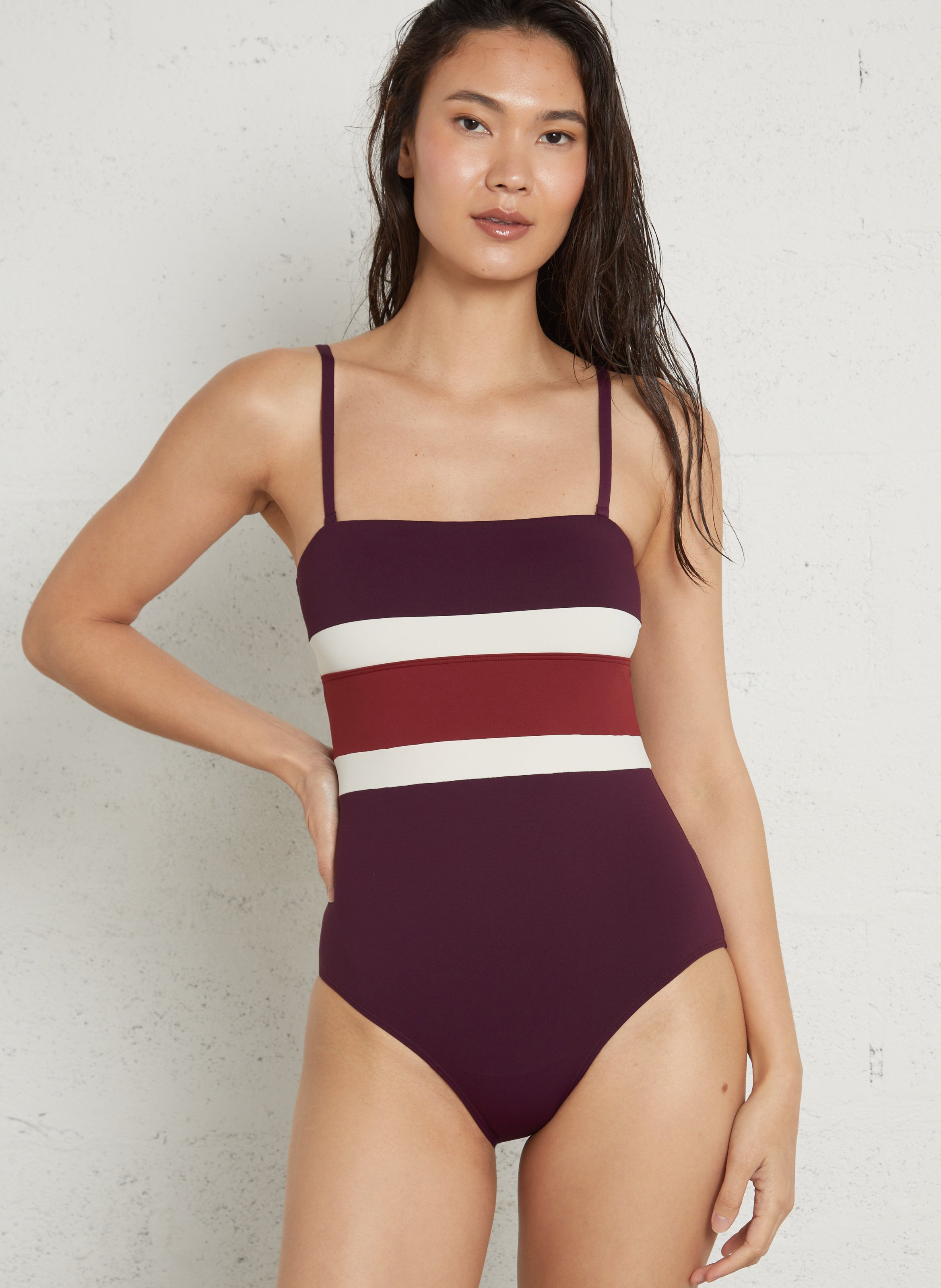 Maillot de bain 1 pièce DNUD Prune