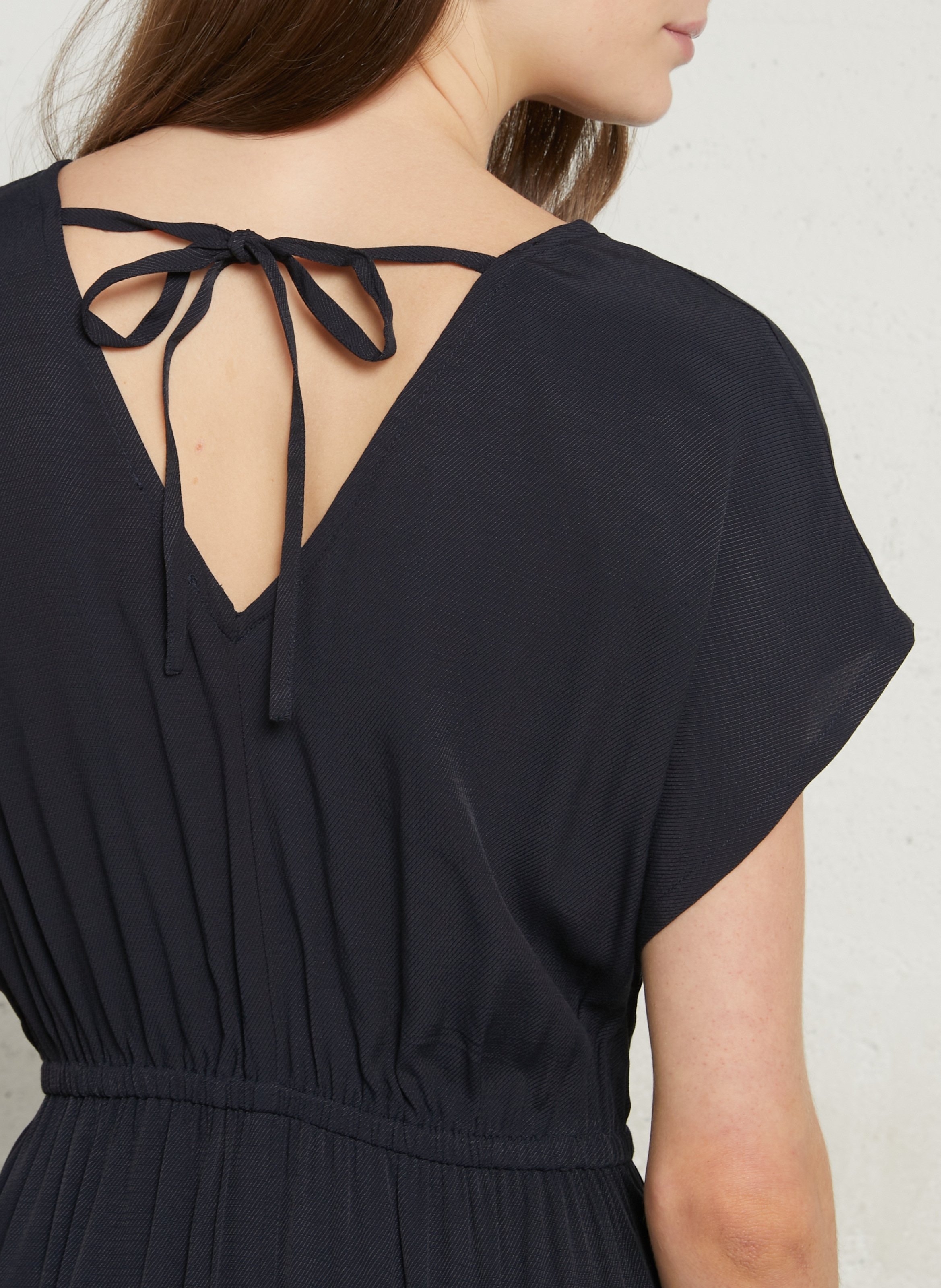 Long V-neck dress MAISON 123 Blue