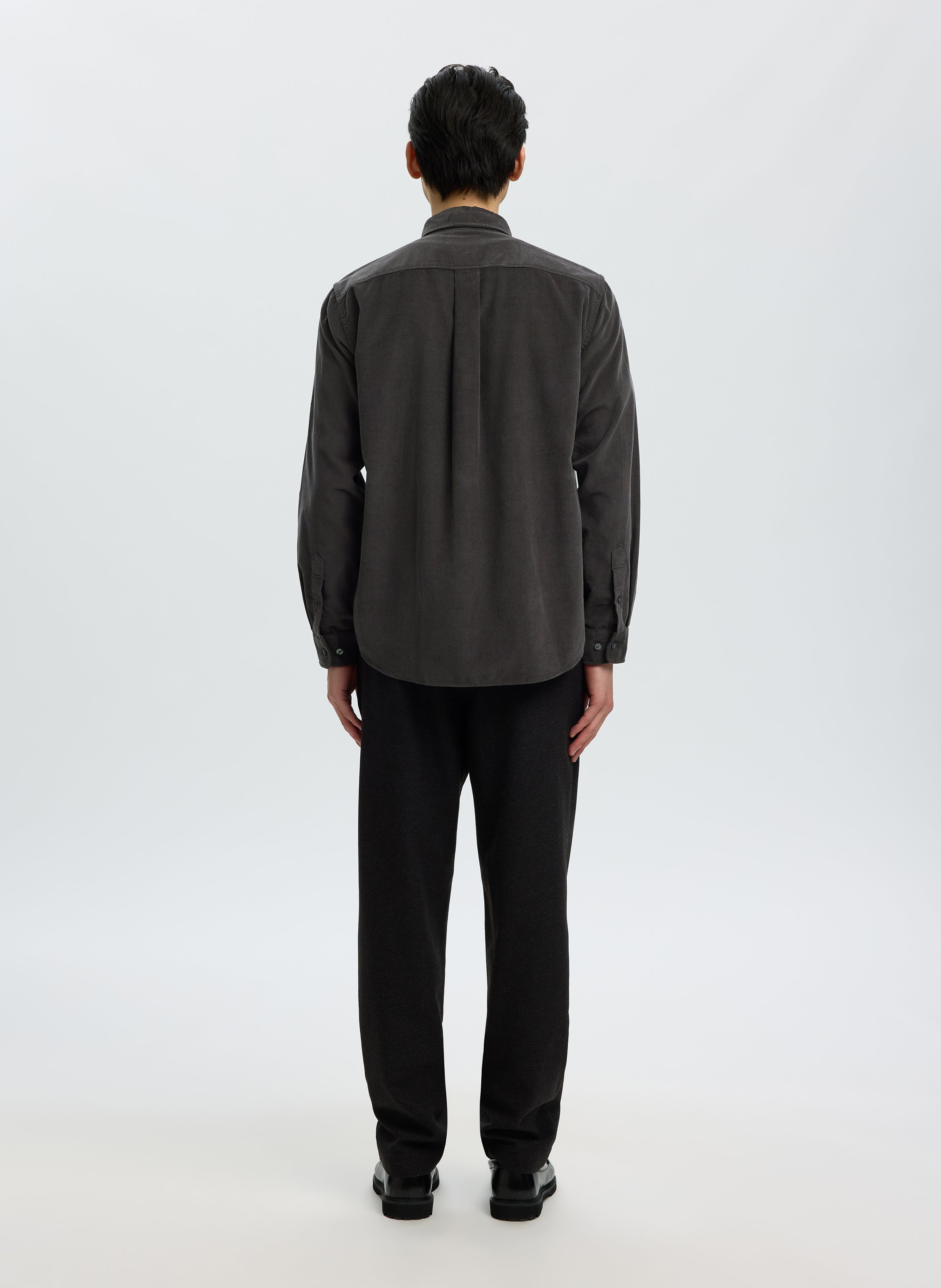 Surchemise en velours côtelé | Gris SELECTED Homme