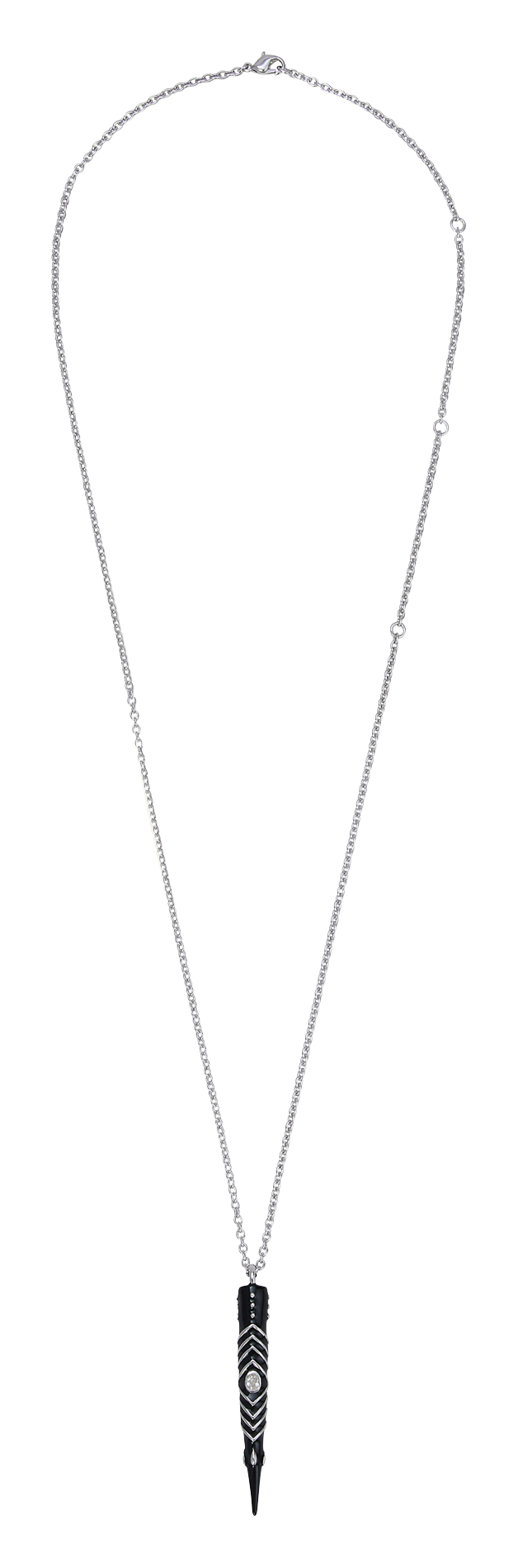 Collier long BA&SH Argent