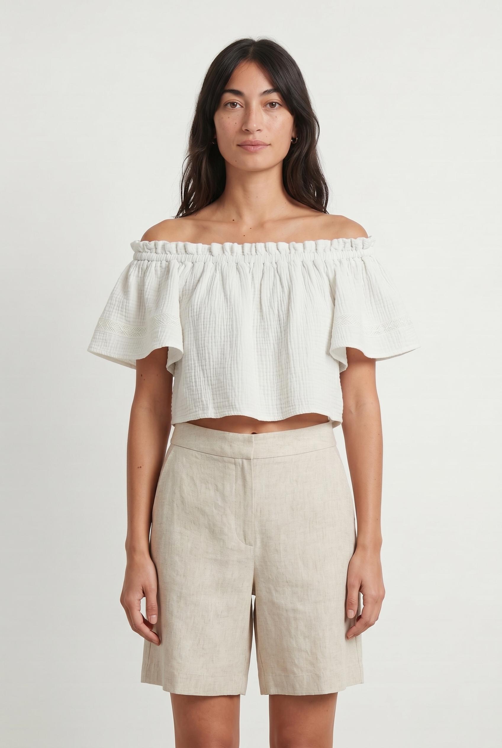 Top & tank top MAISON STELLA & SUZIE - Seconde main White