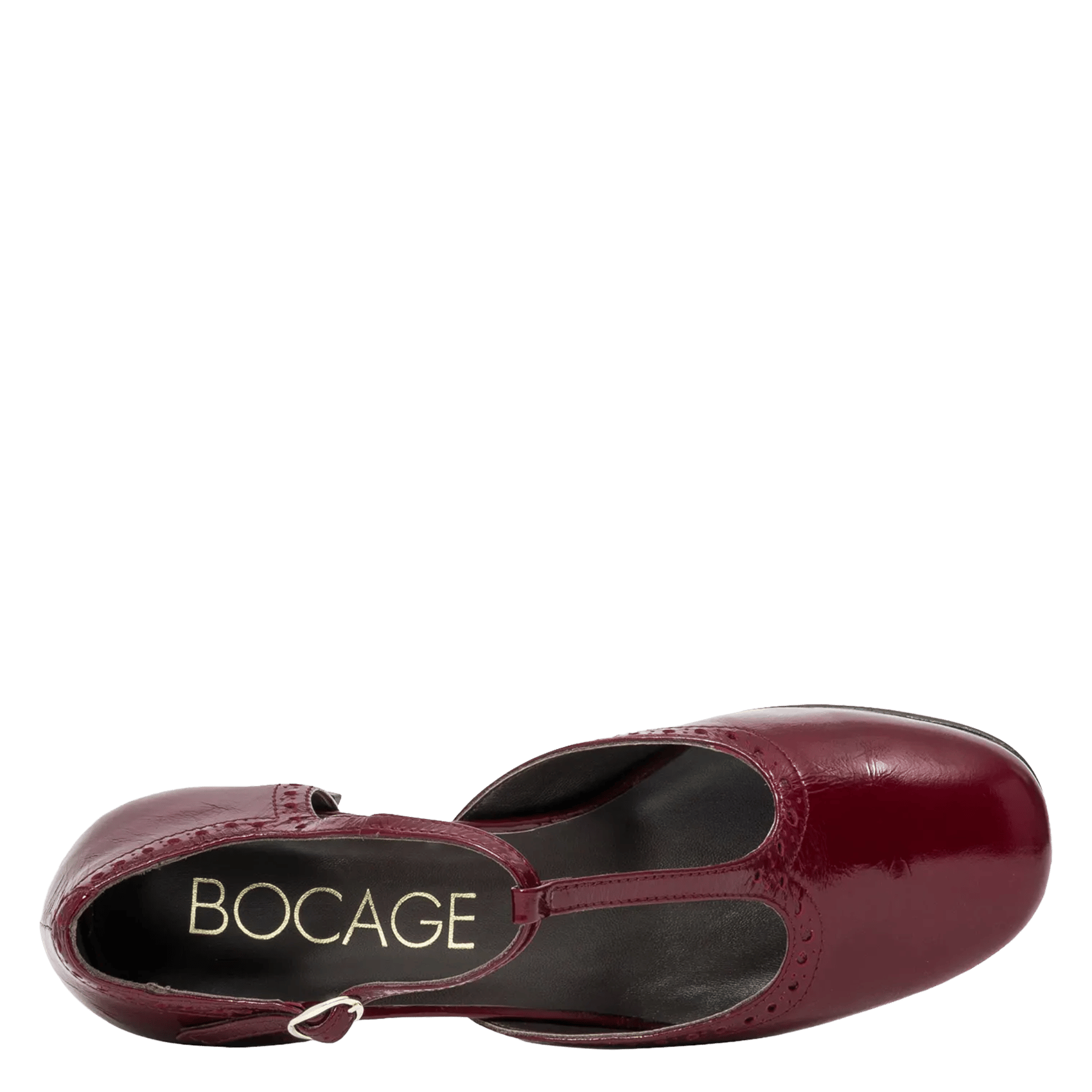 Leather high heels BOCAGE Red