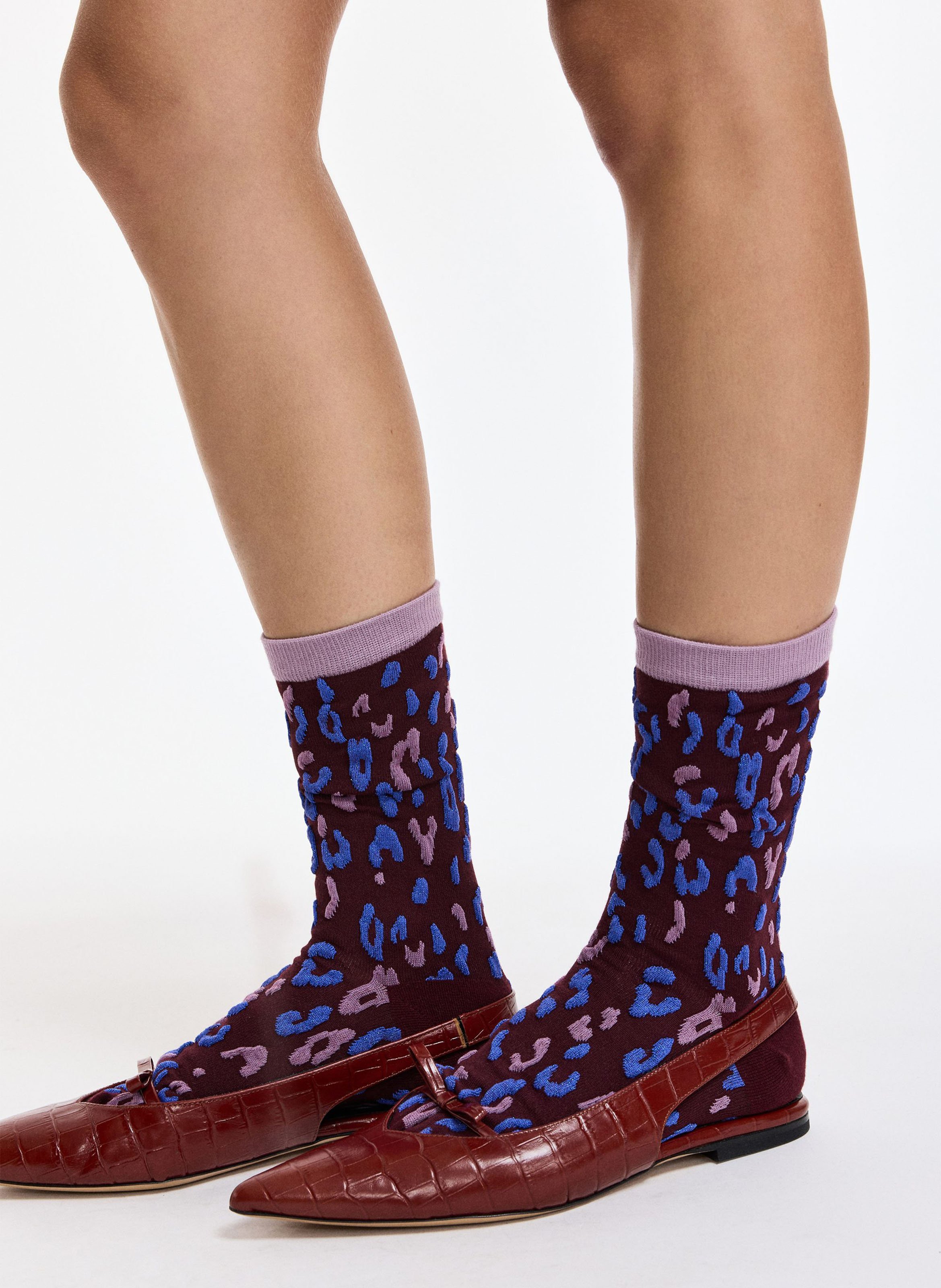 Chaussettes motif animal ESSENTIEL ANTWERP Rouge