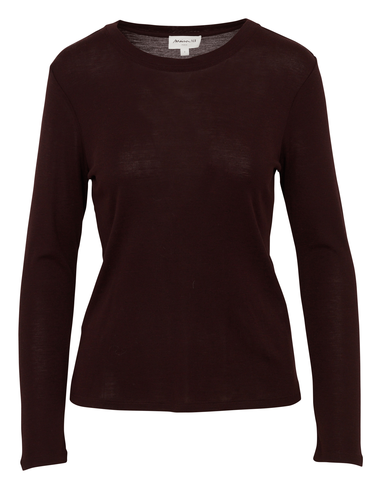 Aansluitend T-shirt met lange mouwen MAISON 123