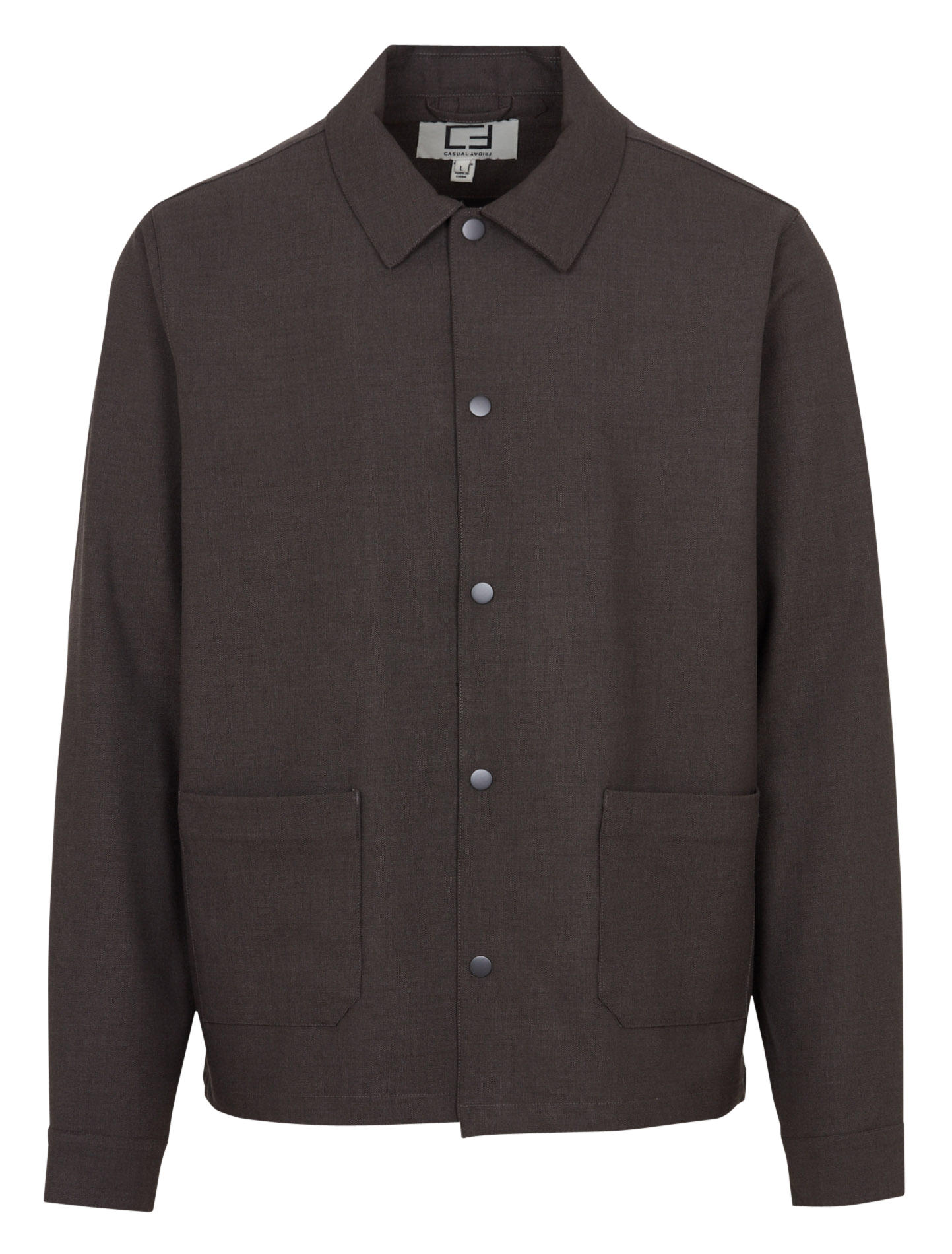 Gerades Hemd mit klassischem Kragen CASUAL FRIDAY Beige