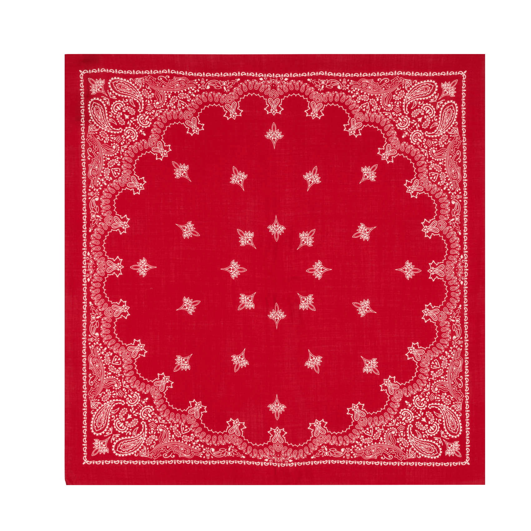 Foulard imprimé en laine DESTIN Rouge