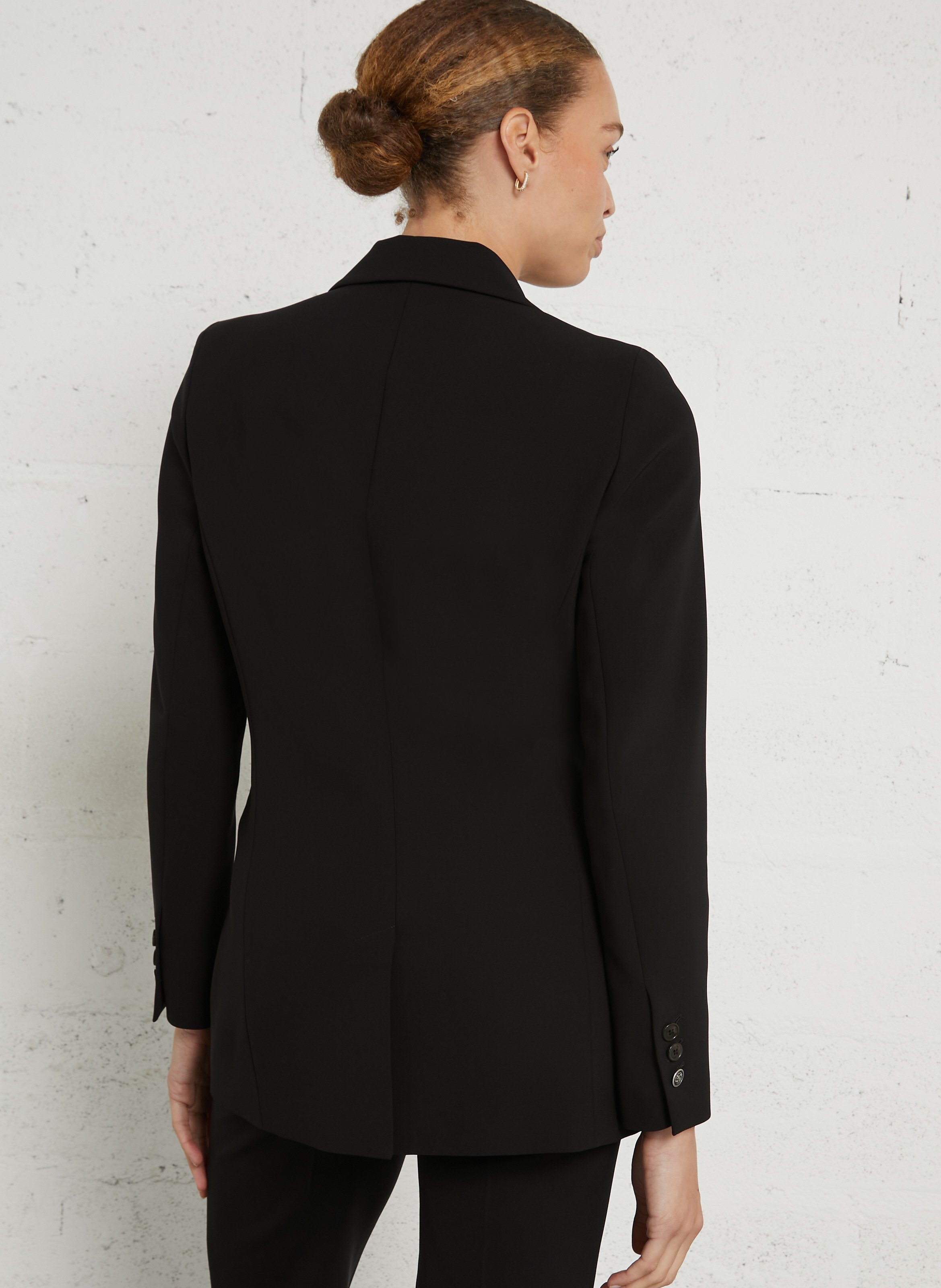 Blazer droit à double boutonnage  MAISON 123 Noir