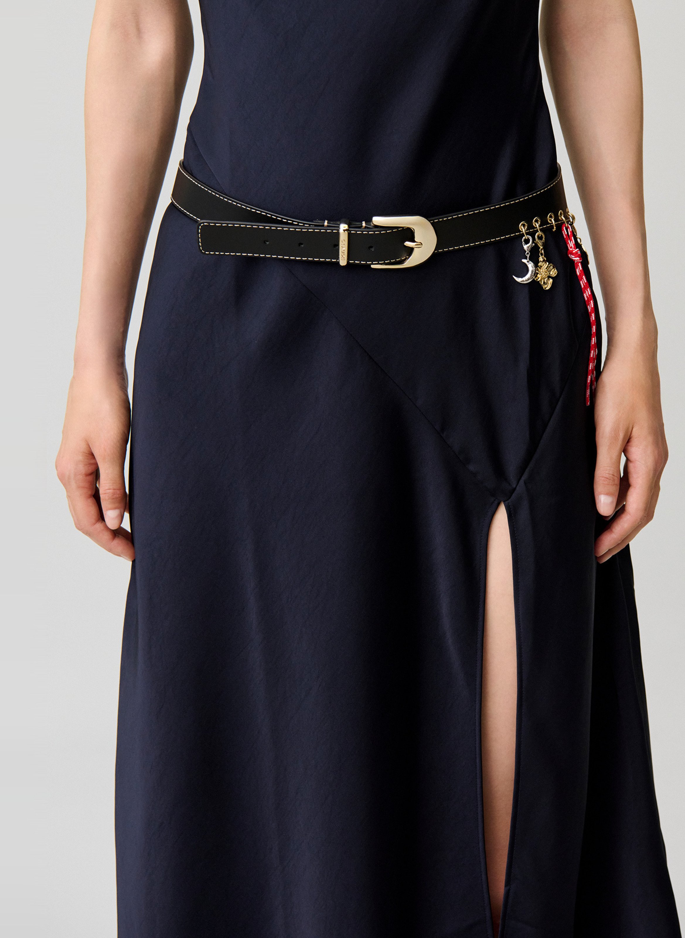Ceinture en cuir CLAUDIE PIERLOT Noir