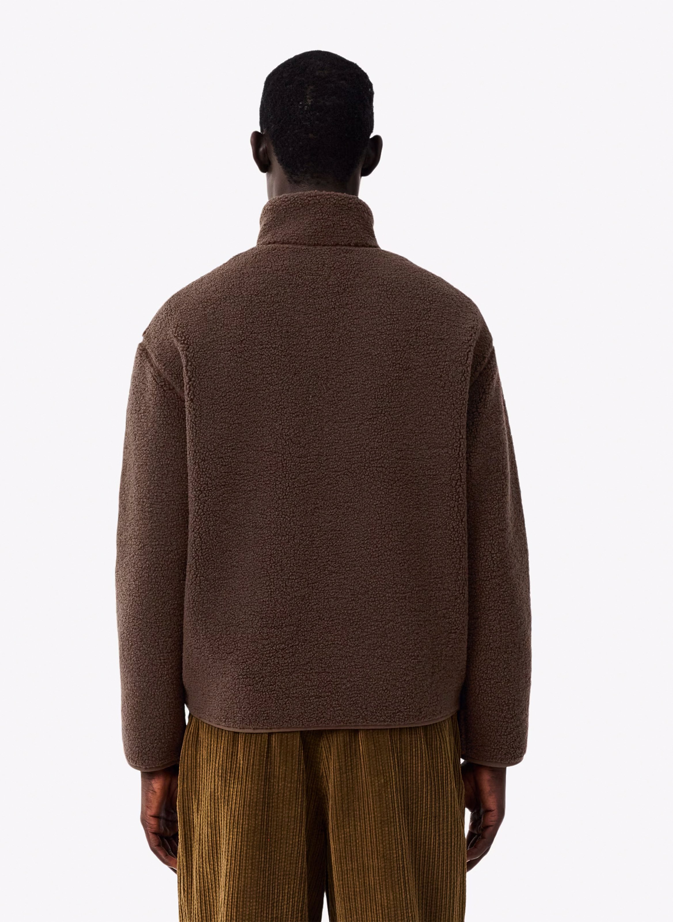 Gerader Stehkragen-Blouson LACOSTE Braun