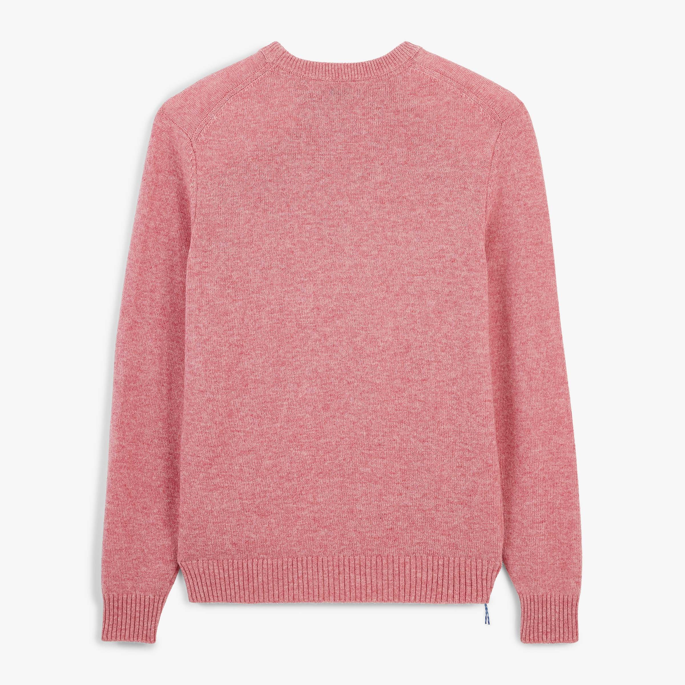 MADANI round-neck wool sweater in dahlia pink SBPLAY SERGE BLANCO Pink