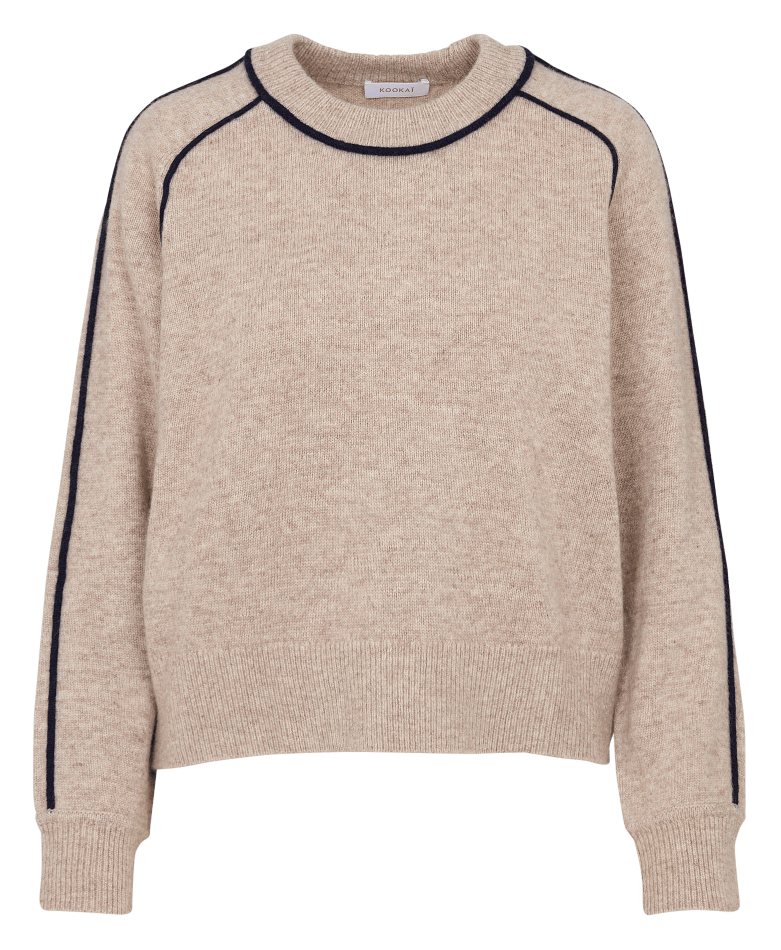 Pull droit en laine mélangée KOOKAI Beige