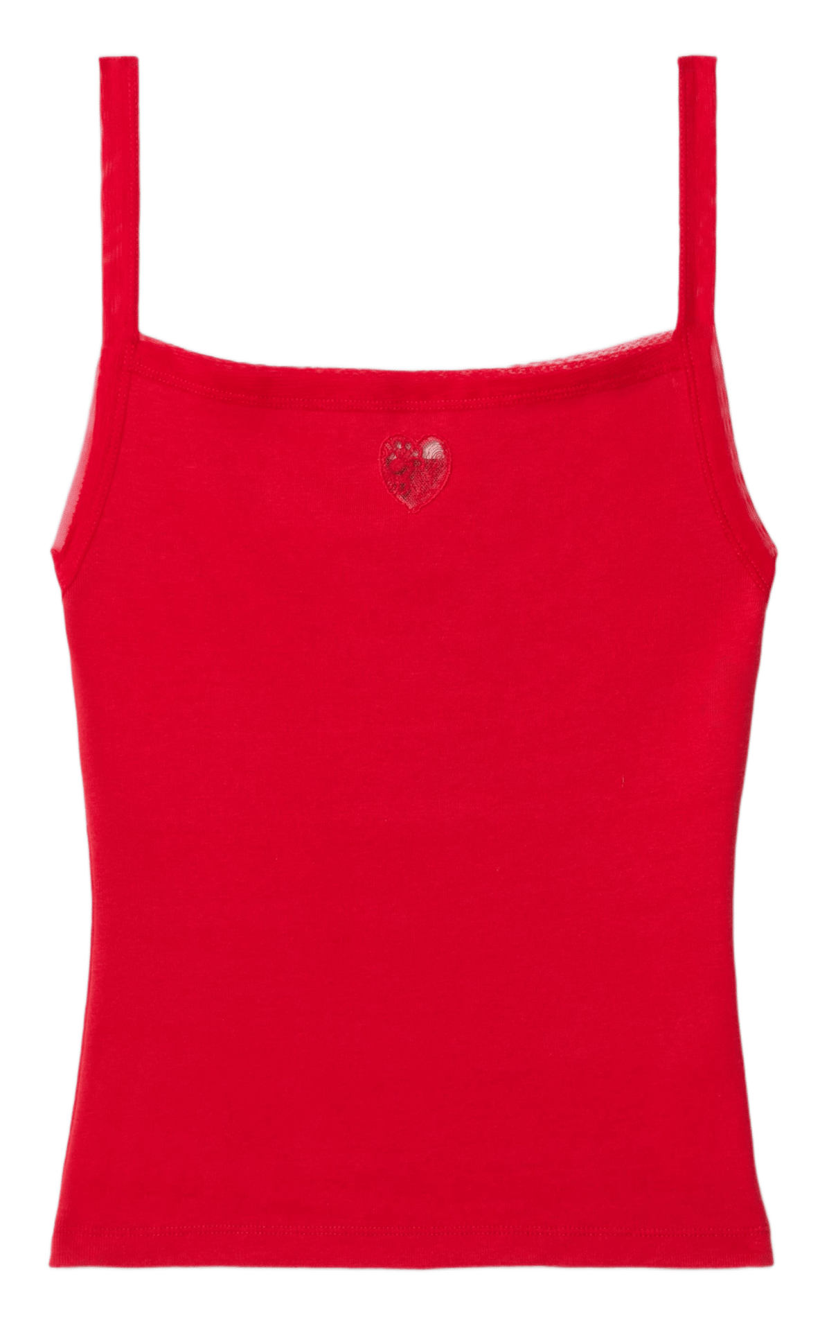 Débardeur moulant en coton CLAUDIE PIERLOT Rouge