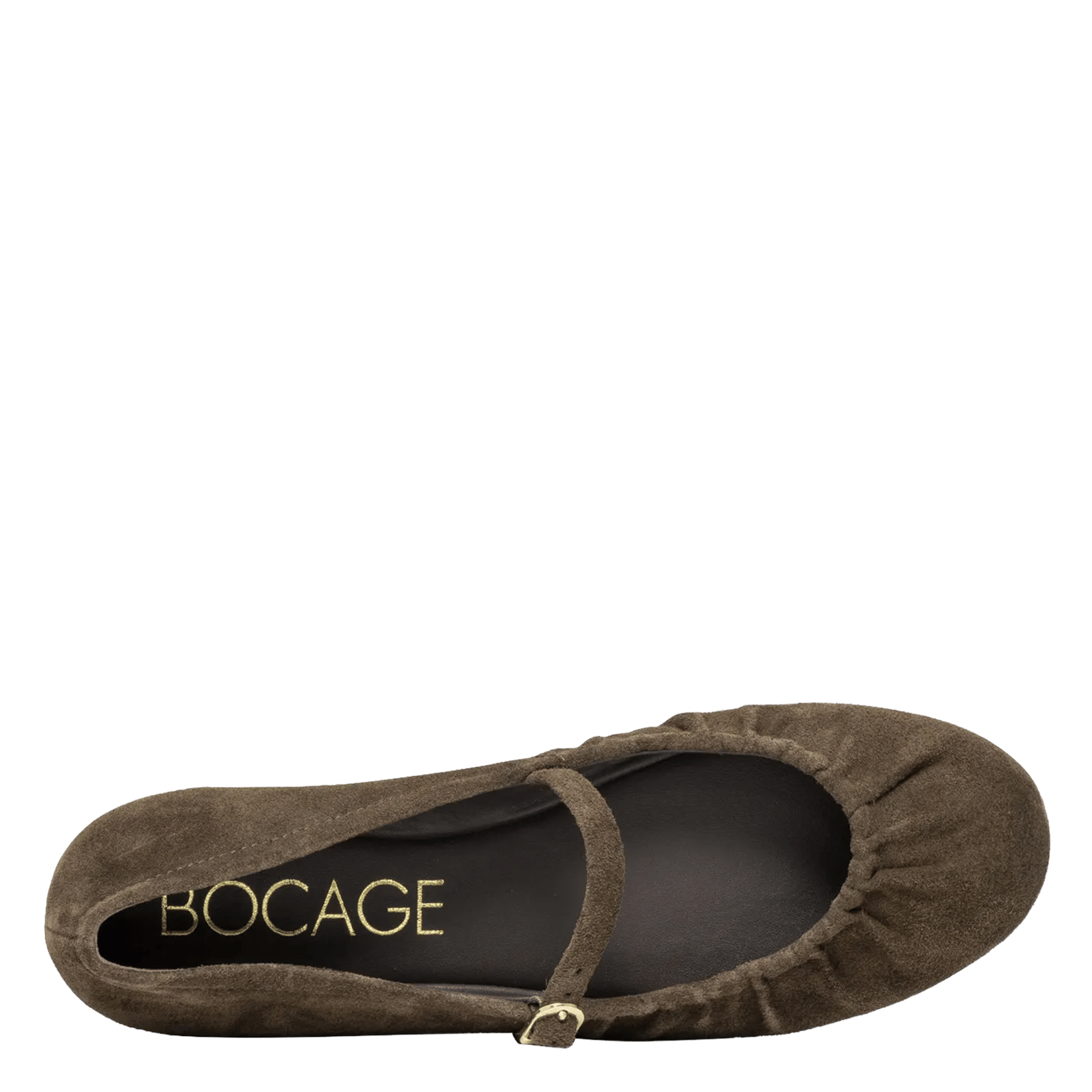 Patent leather mid-calf boots | Green BOCAGE Women