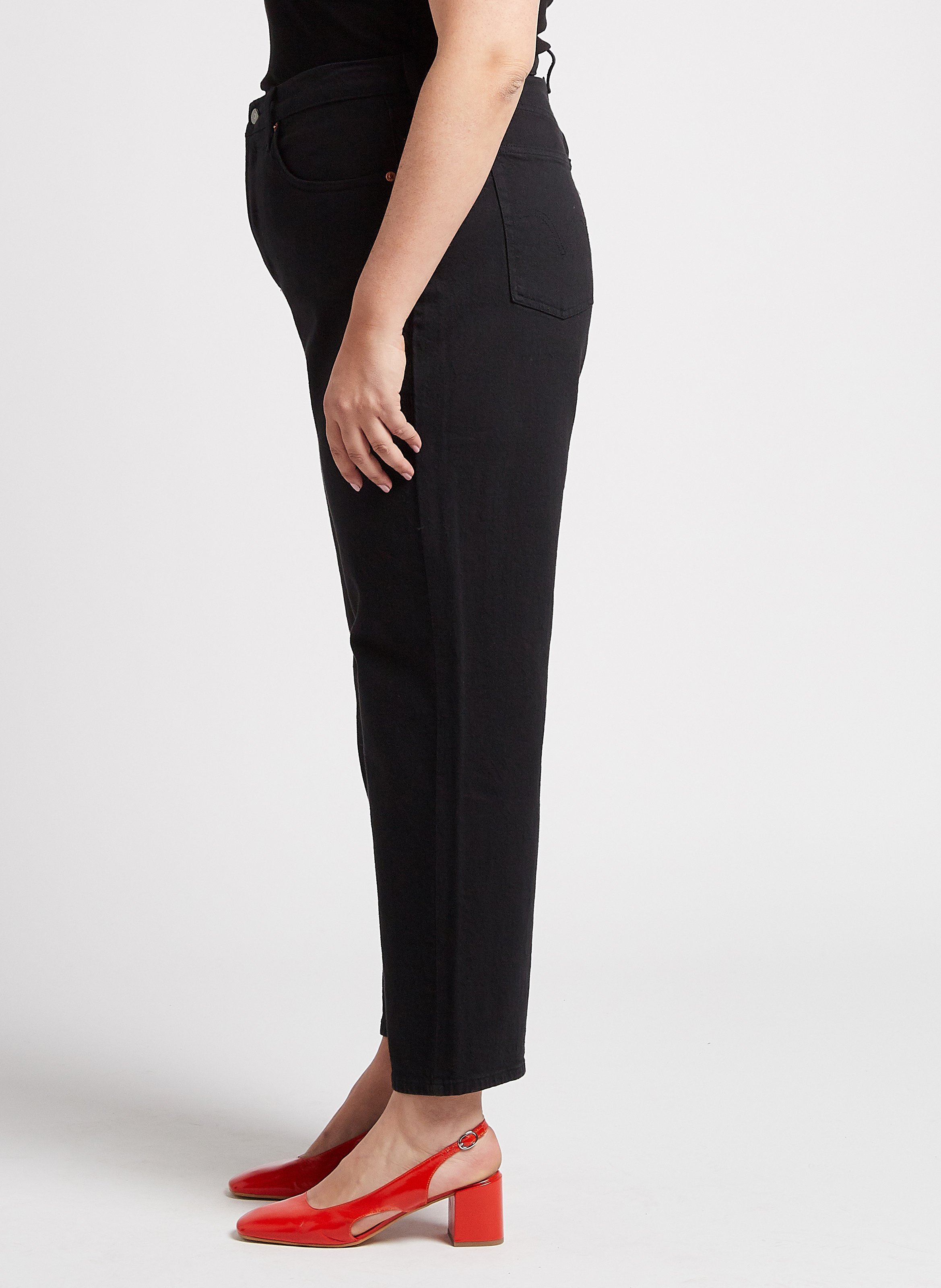 Jean droit en coton mélangé  LEVI'S Noir