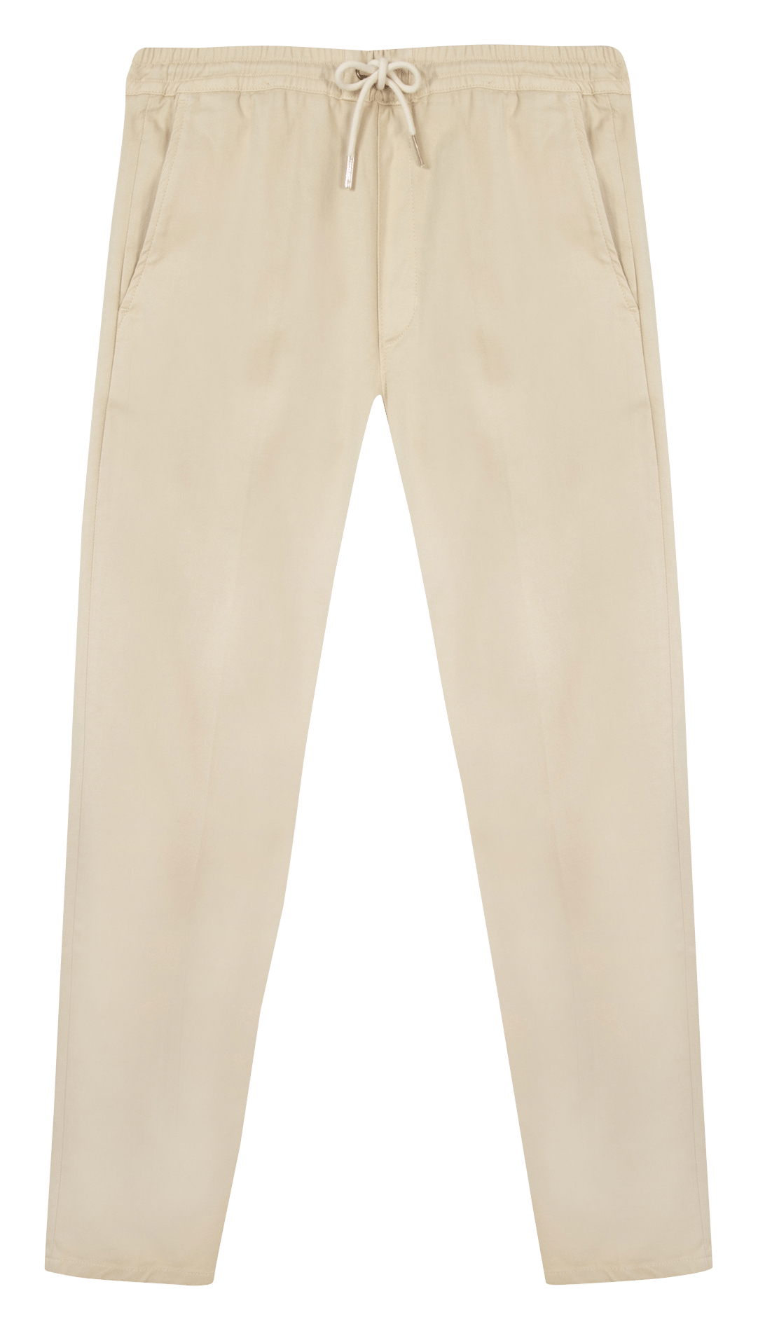 Cotton twill carrot pants BeigeMAISON LABICHE