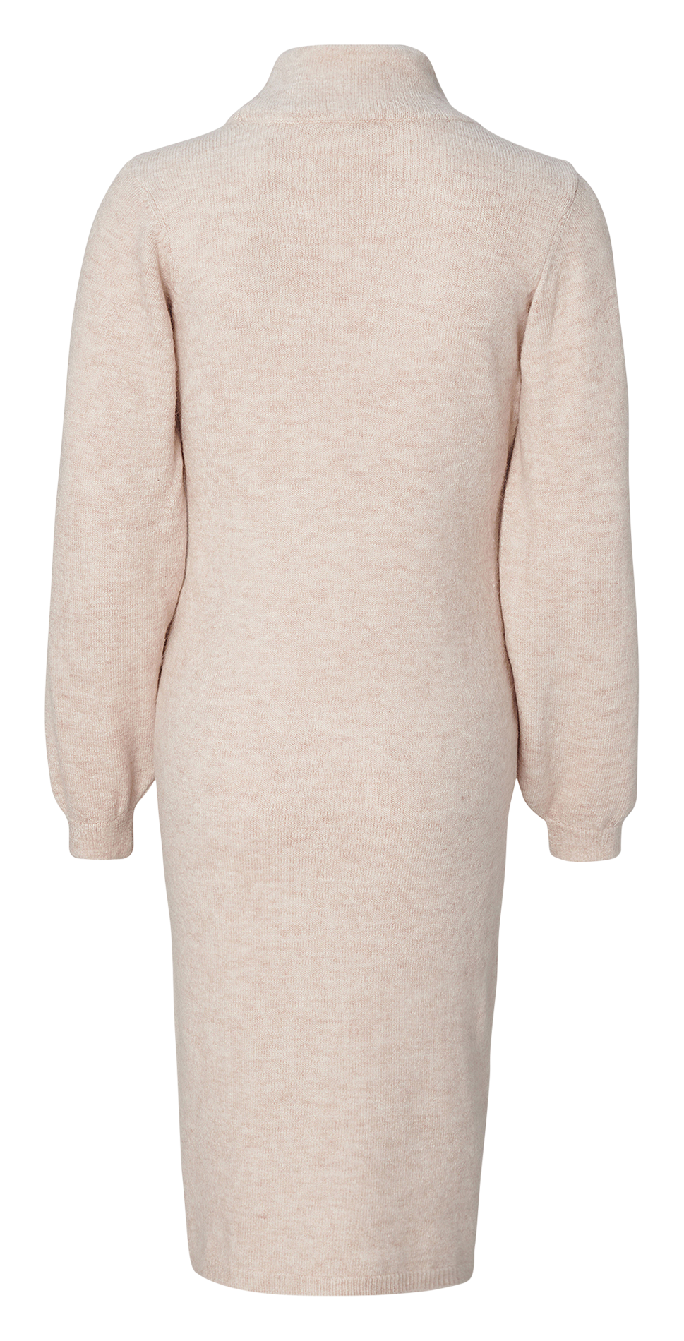 Polo neck midi maternity dress NOPPIES Beige