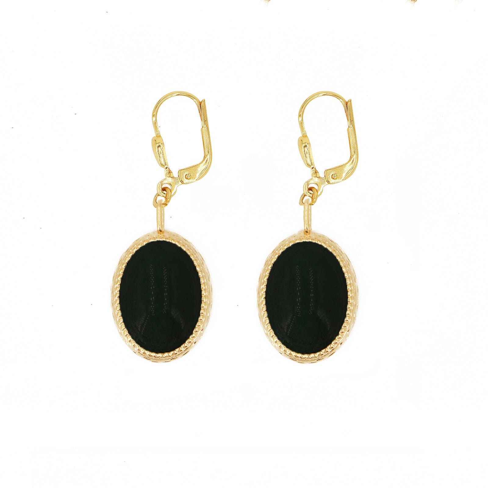 Earrings NILAI Black