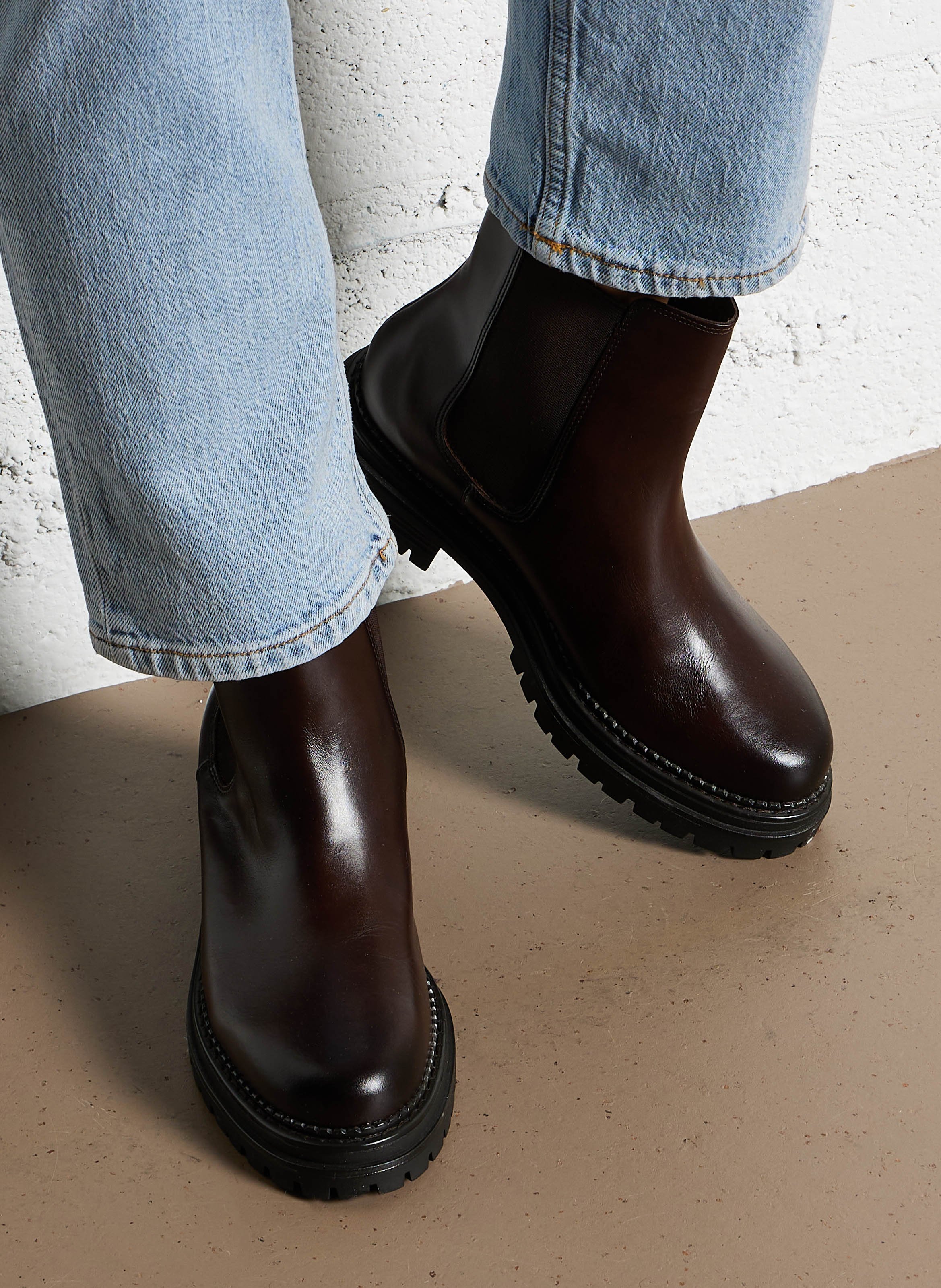 Albert leather boots JONAK Red