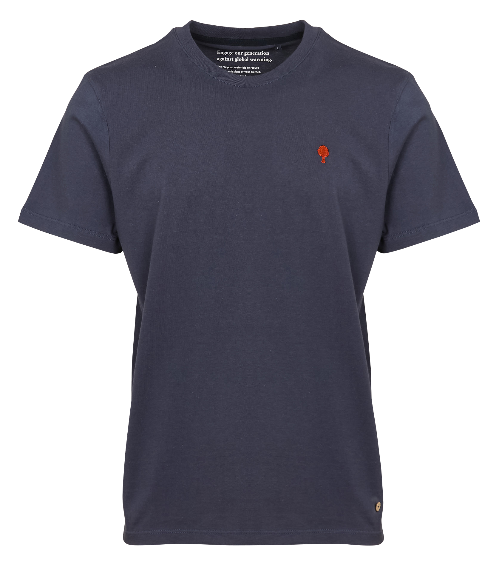 Effen T-shirt FAGUO Blauw