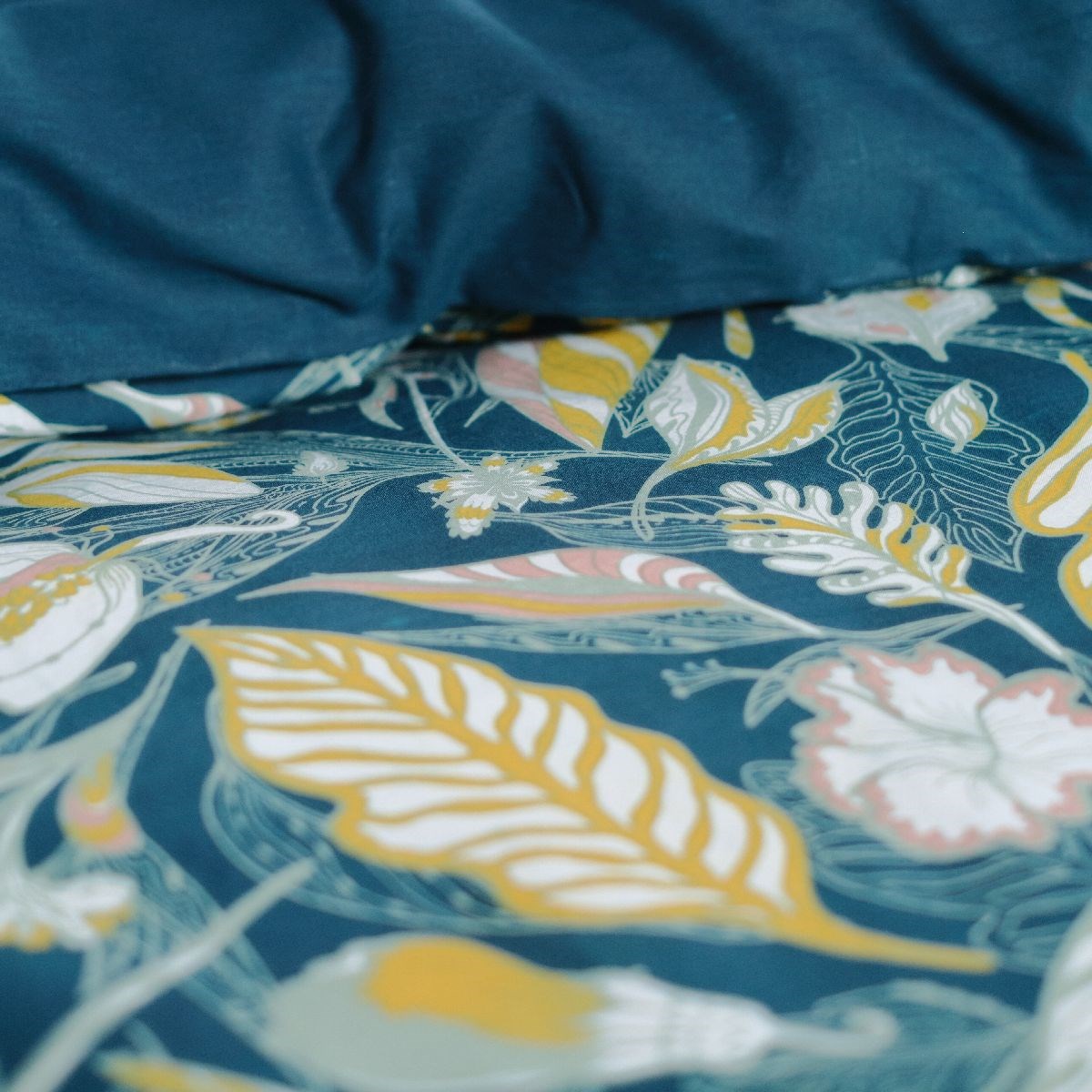 Cotton bedding set TODAY LINGE DE MAISON Blue