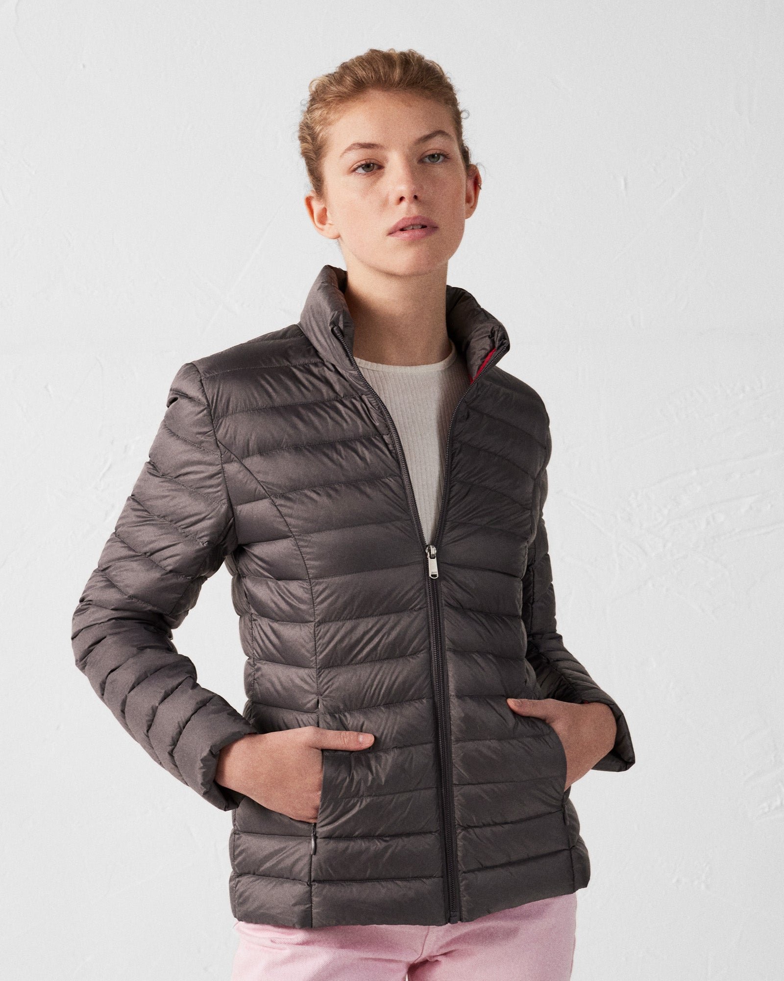 Lightweight down jacket JOTT Grey