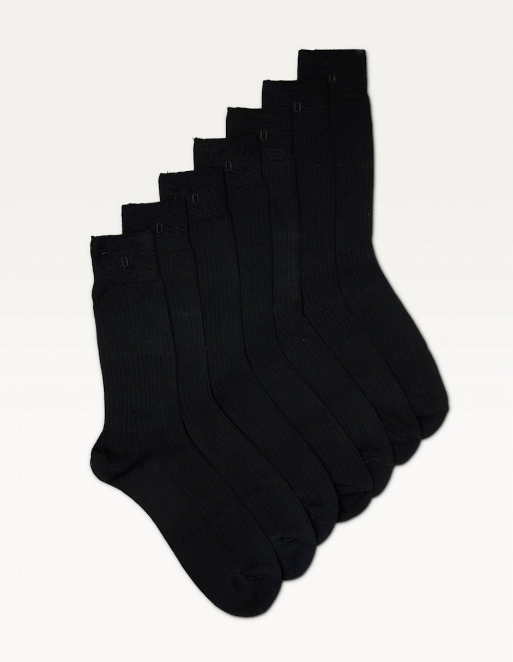 Set of 7 socks ODAJE EX. M.MOUSTACHE Black
