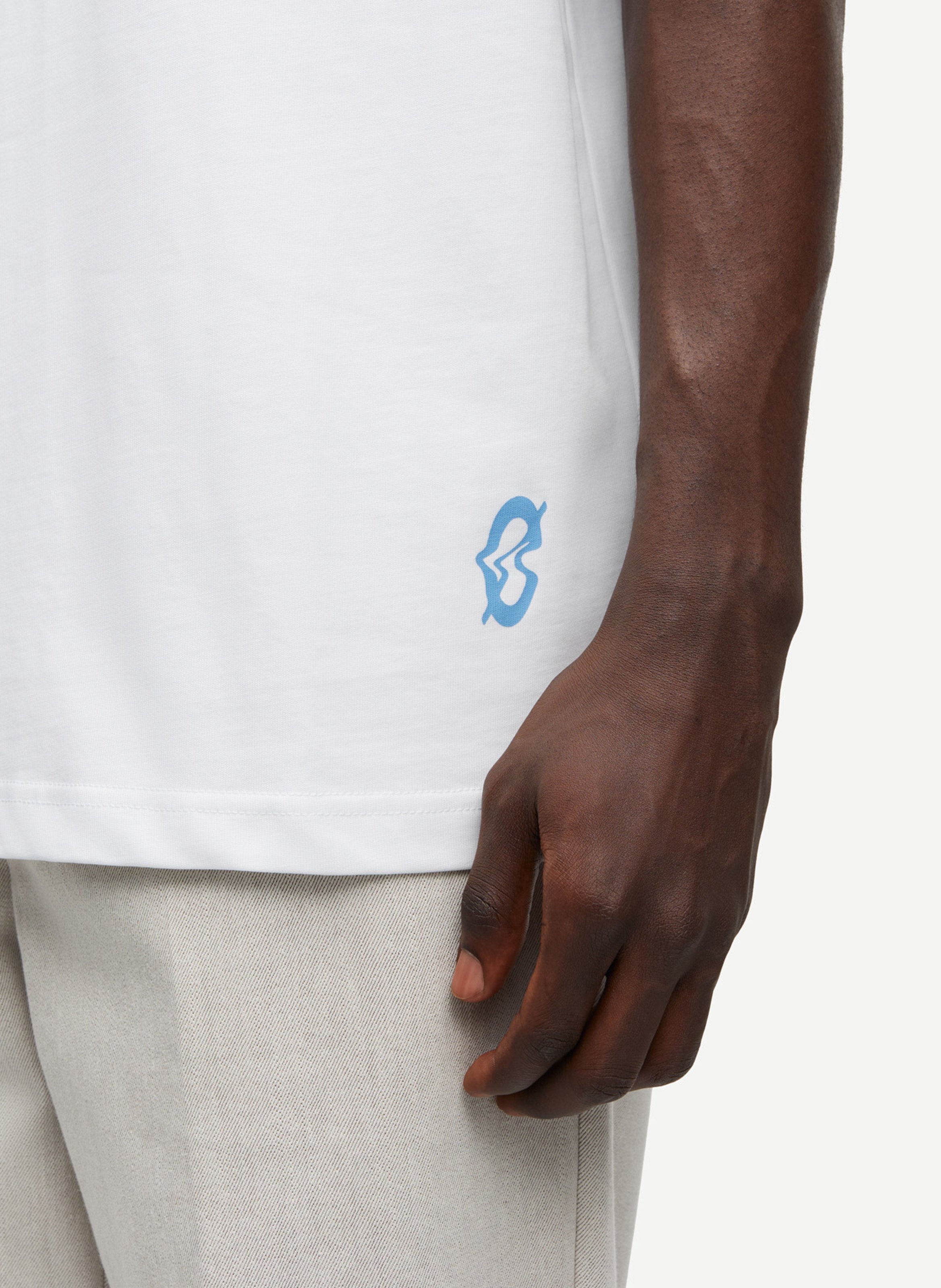 Tee-shirt droit en coton bio  SAMSOE SAMSOE Multicolore