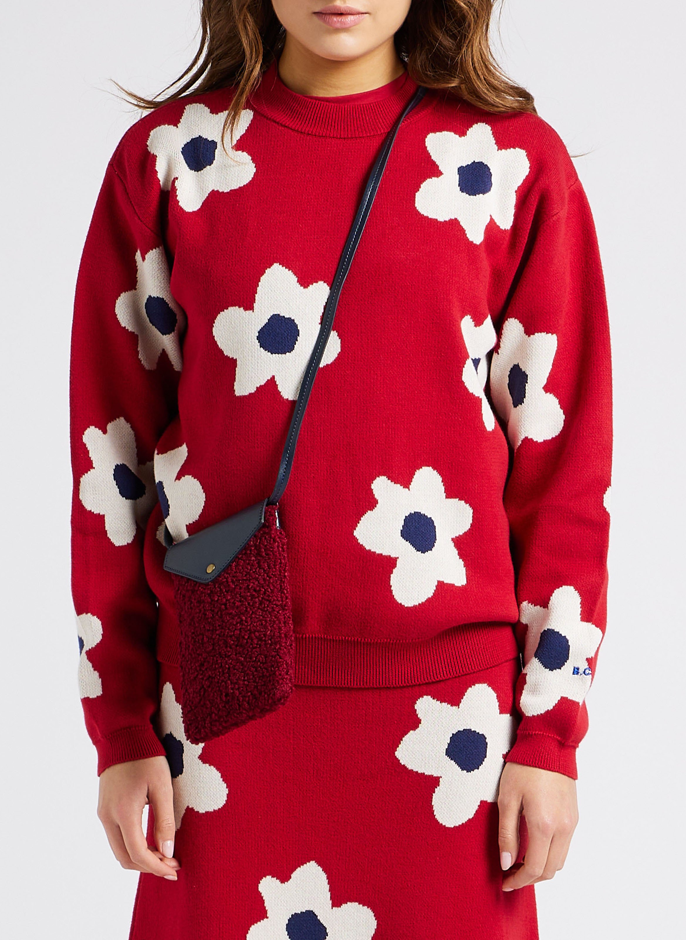 Doorgestikt tasje BOBO CHOSES Rood