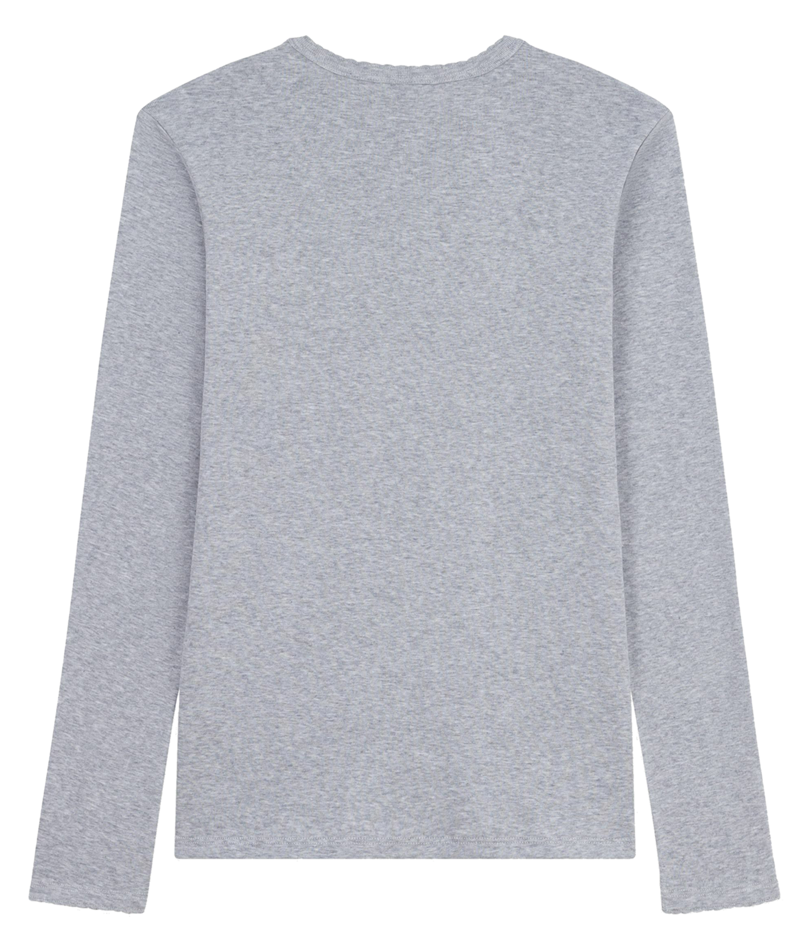 Tee-shirt col rond en coton PETIT BATEAU Gris