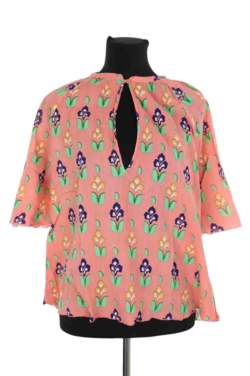 Cotton blouse ANTIK BATIK - Seconde Main Pink