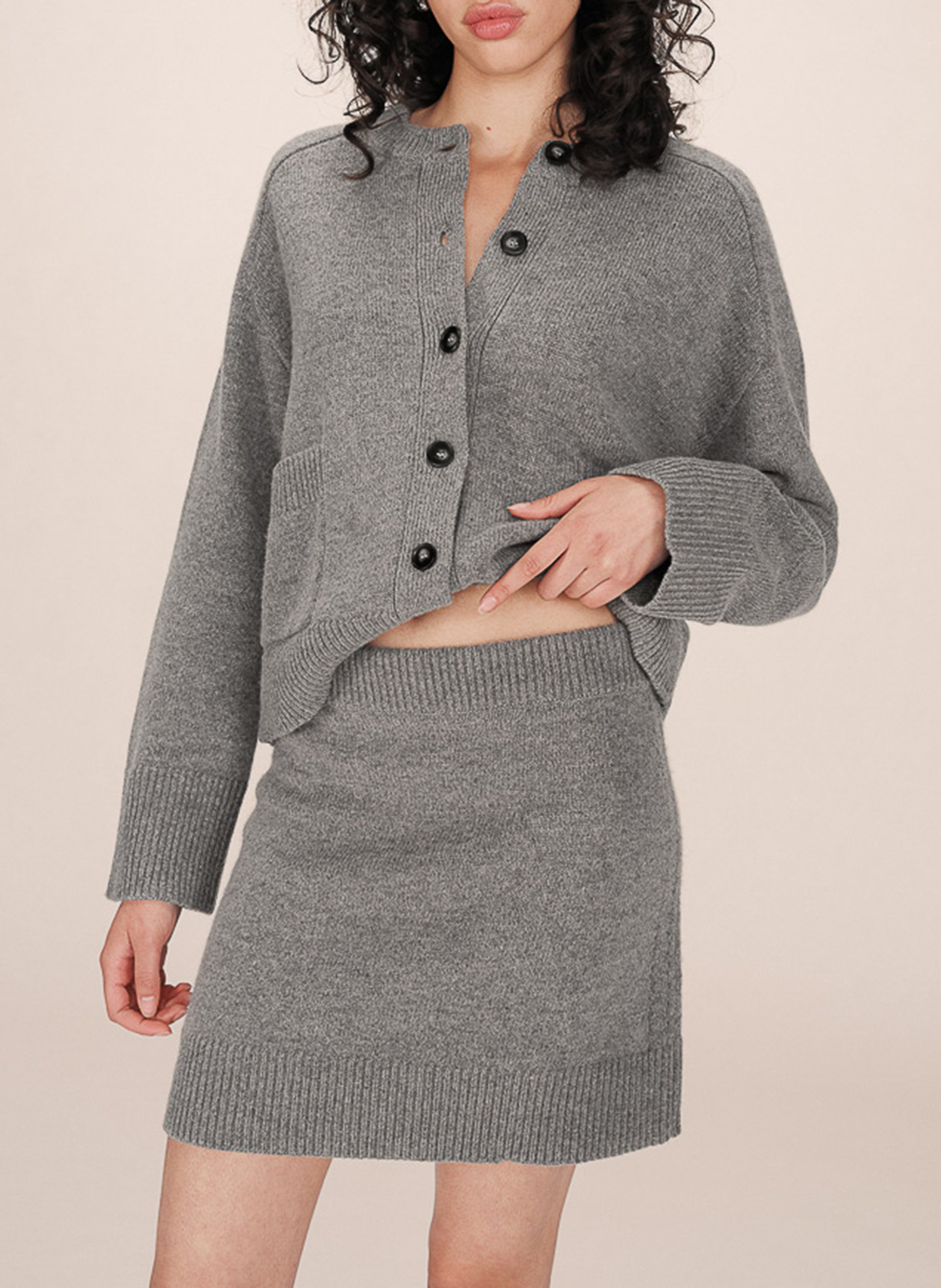 Clara short skirt GRACE ET MILA Silver