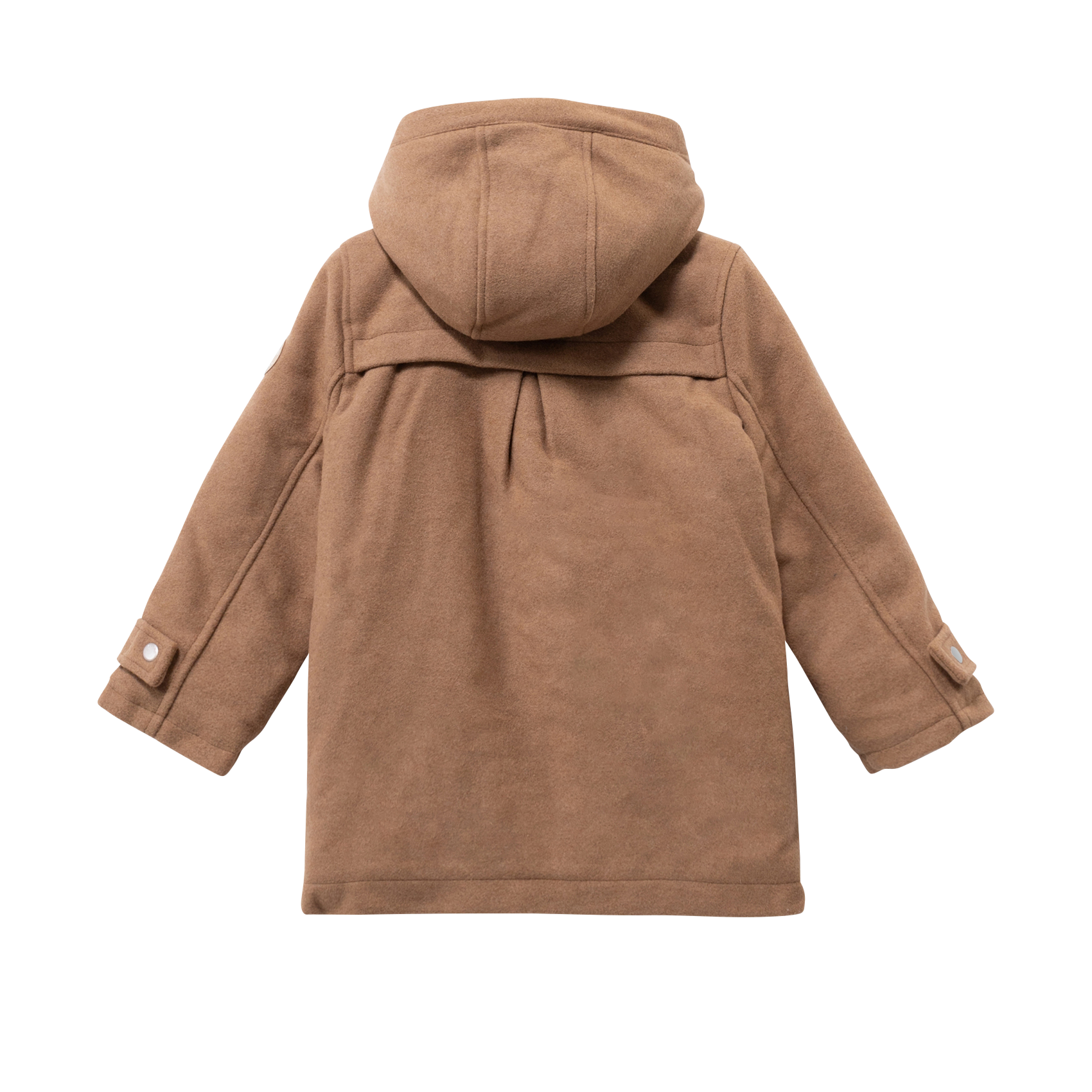 Manteau à capuche en lainage IKKS JUNIOR Marron