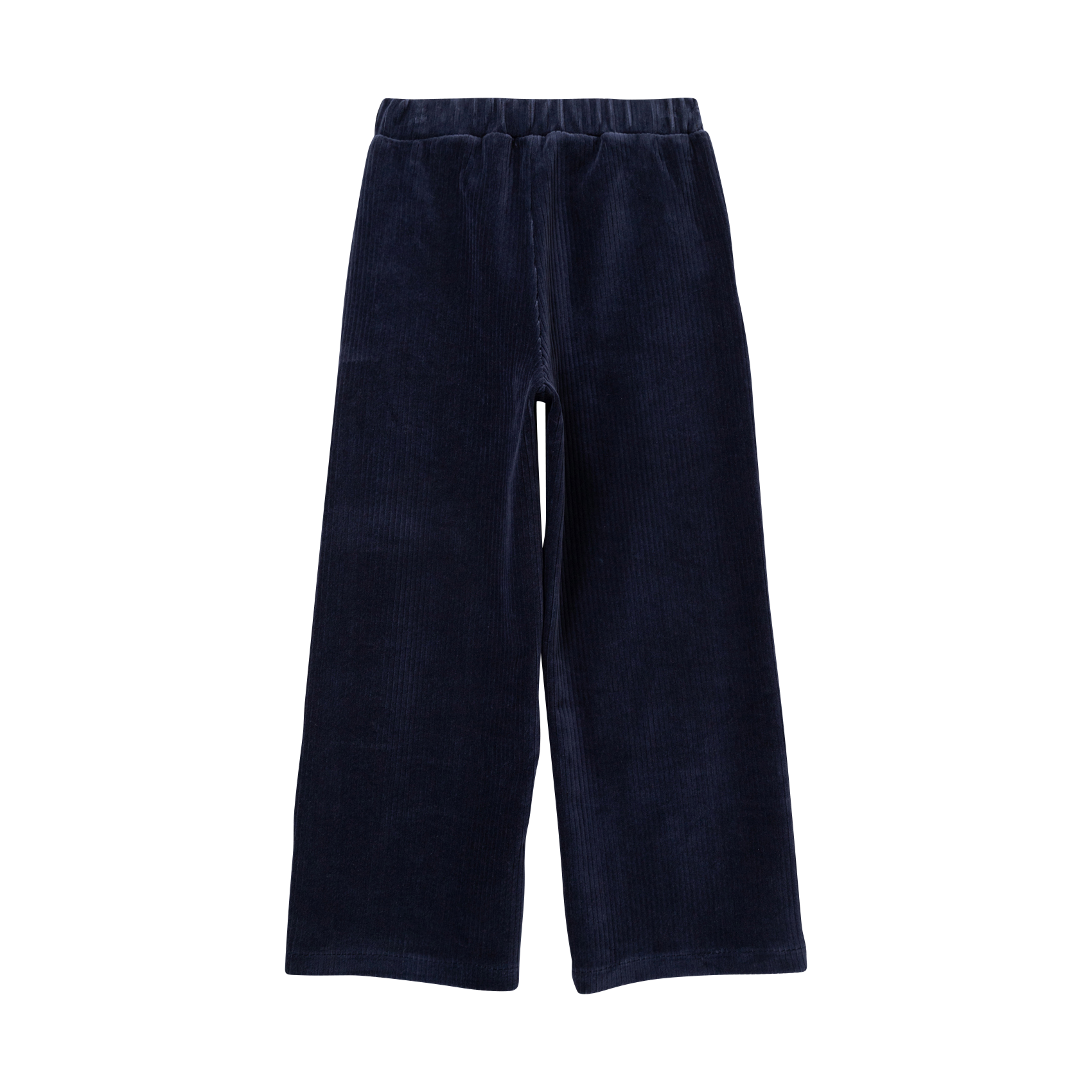 Pantalon large côtelé en coton mélangé IKKS JUNIOR Bleu