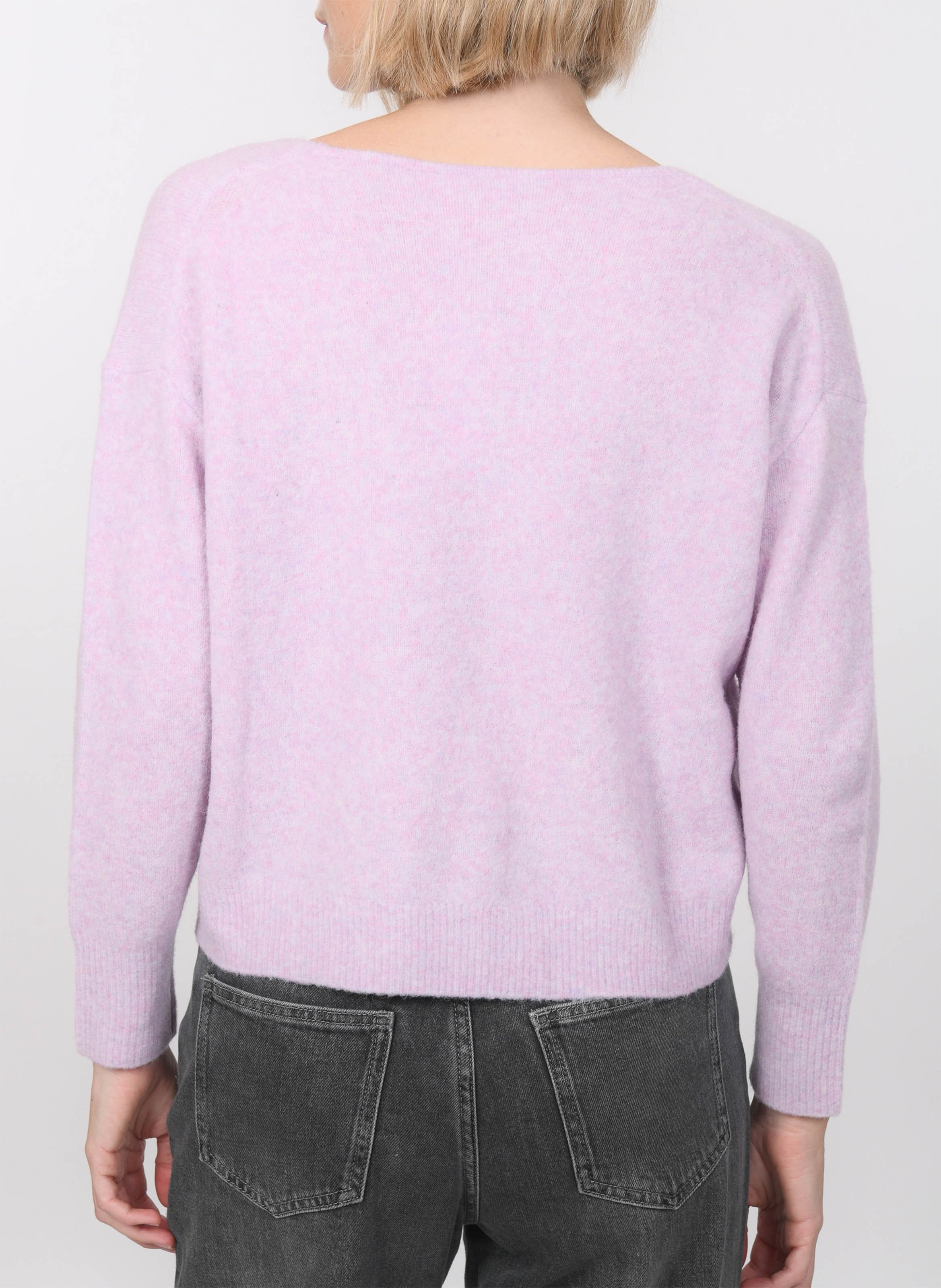 Blossom - Pullover aus Wollmix mit V-Ausschnitt KOOKAI Violett