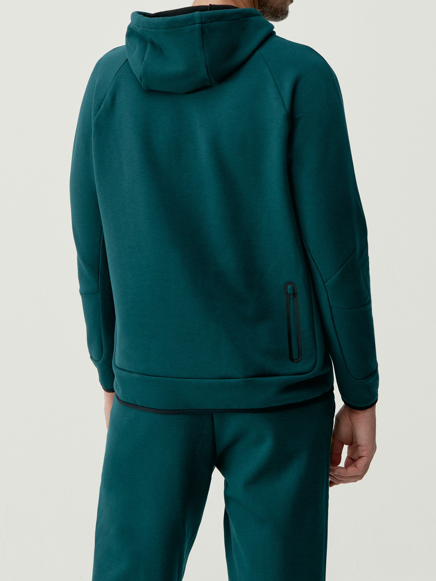 Performance Hooded Sports Sweatshirt BORN LIVING YOGA Green